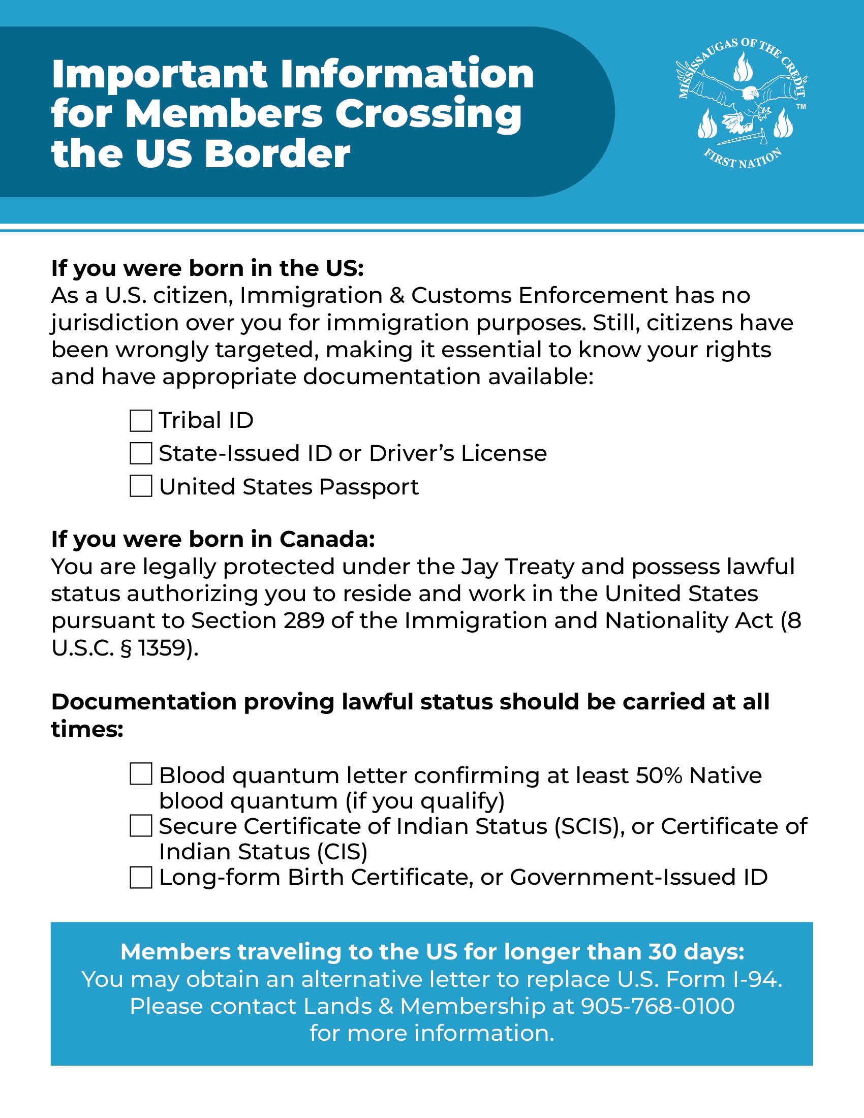 Crossing the US Border: Know Your Rights & Be Prepared