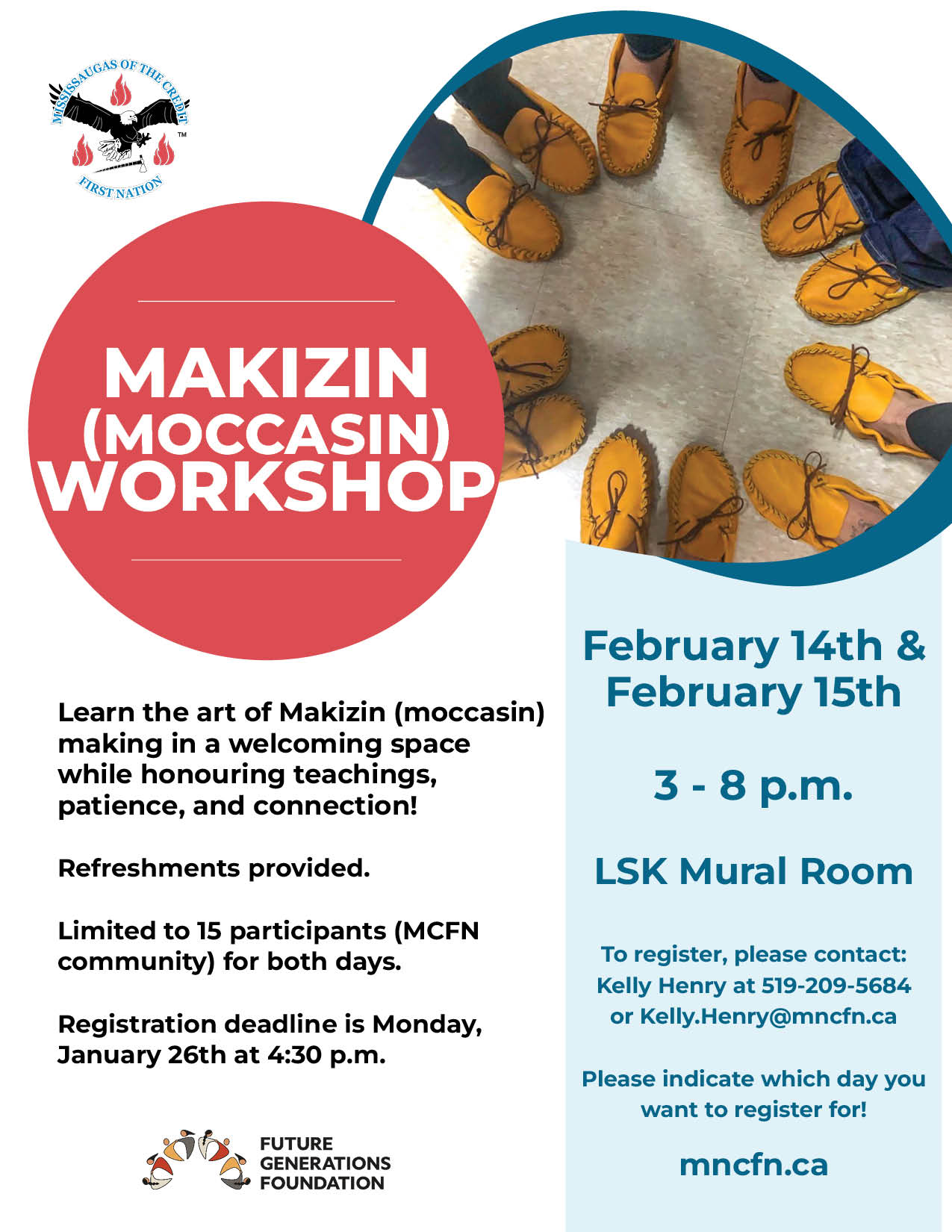 Makizin (Moccasin) Making Workshop