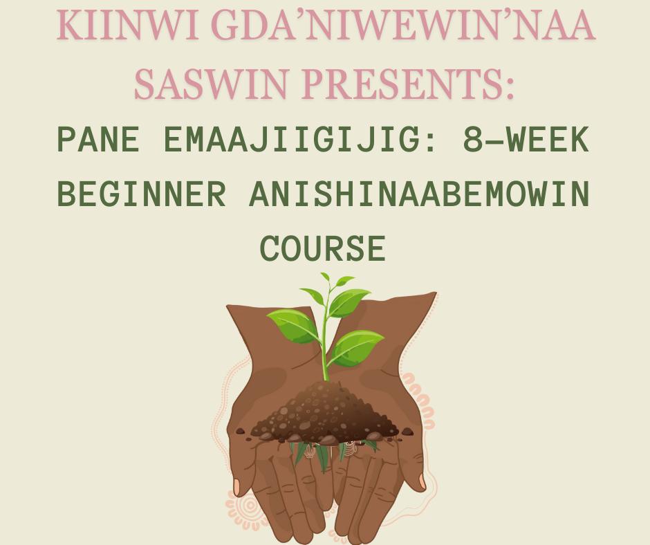 Kiinwi Gda’niwewin’naa Language Nest 8-Week Beginner Anishinaabemowin Course