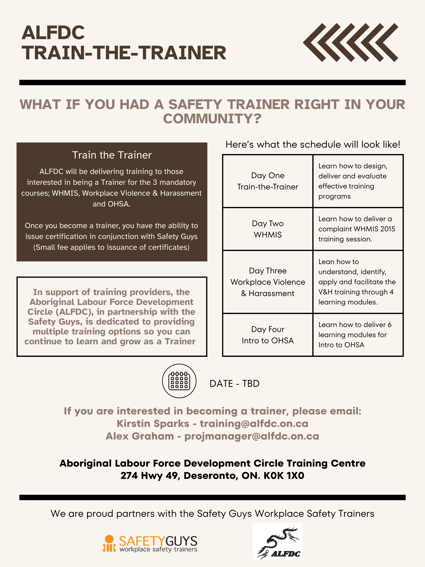 ALFDC Train-the-Trainer Opportunity