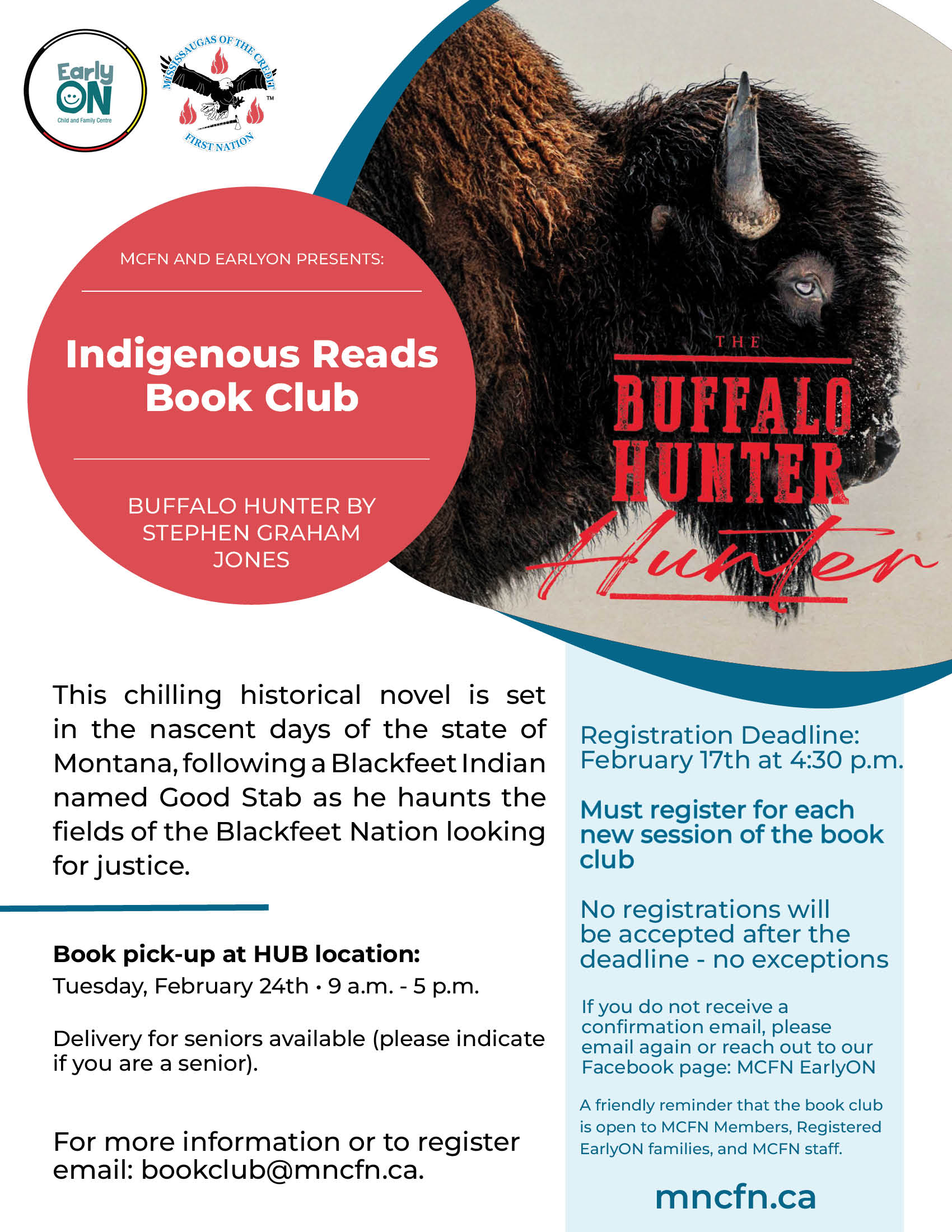 Indigenous Reads Book Club: Buffalo Hunter by Stephen Graham Jones