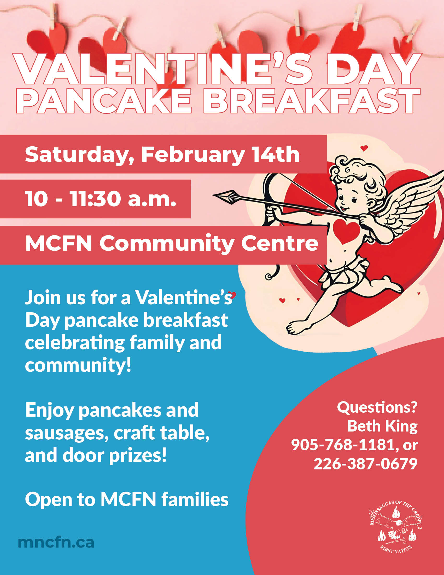 Valentine’s Day Pancake Breakfast