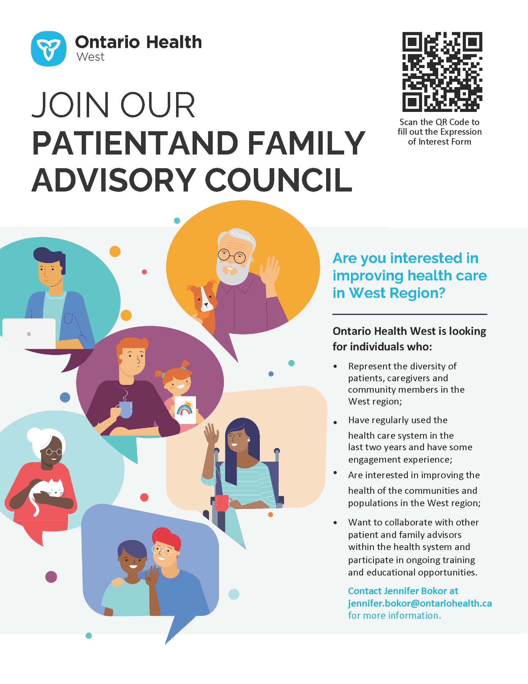 Patient and Family Advisory Council for Ontario Health West