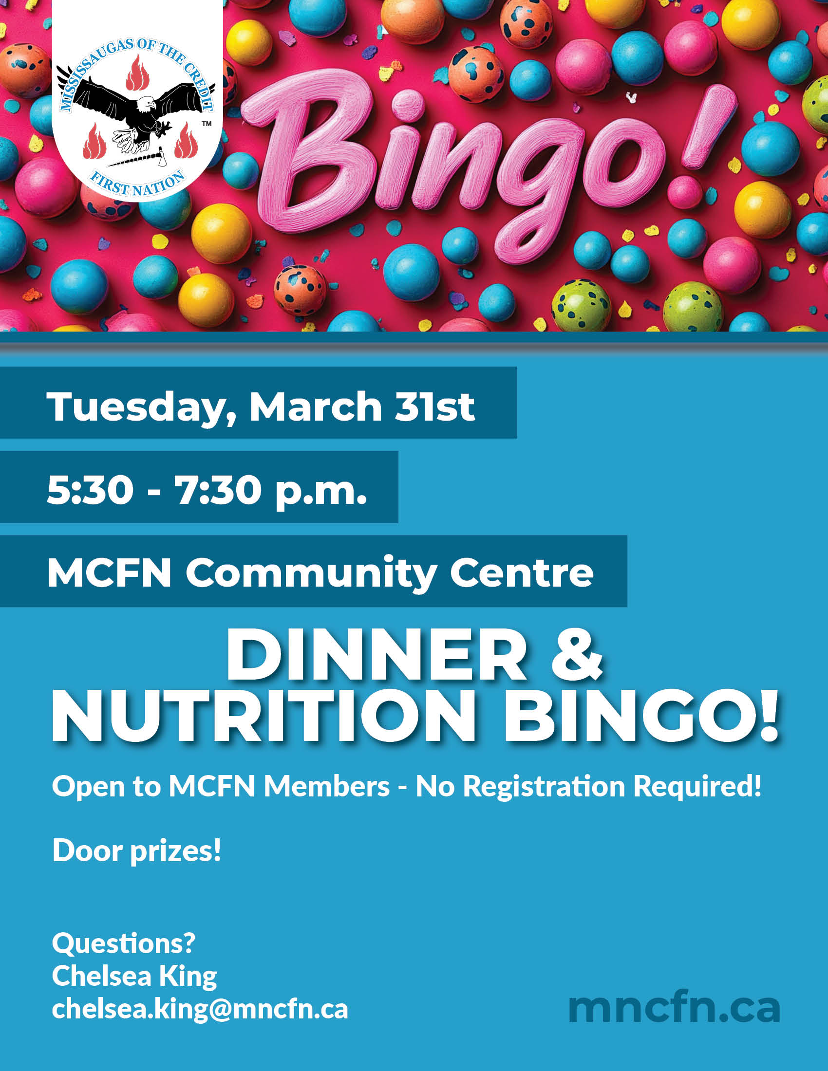 Dinner & Nutrition Bingo