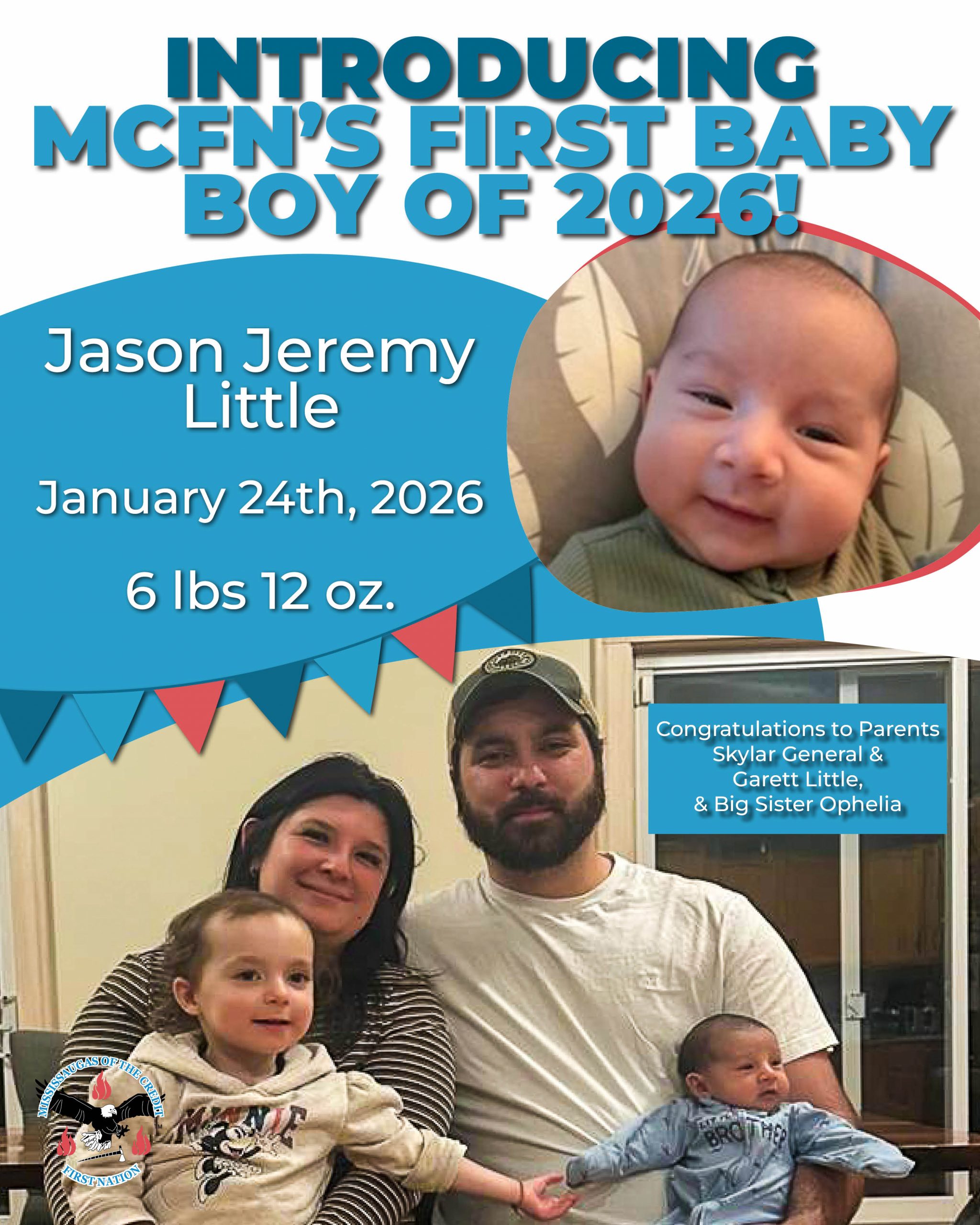 Introducing MCFN’s First Baby Boy of 2026!