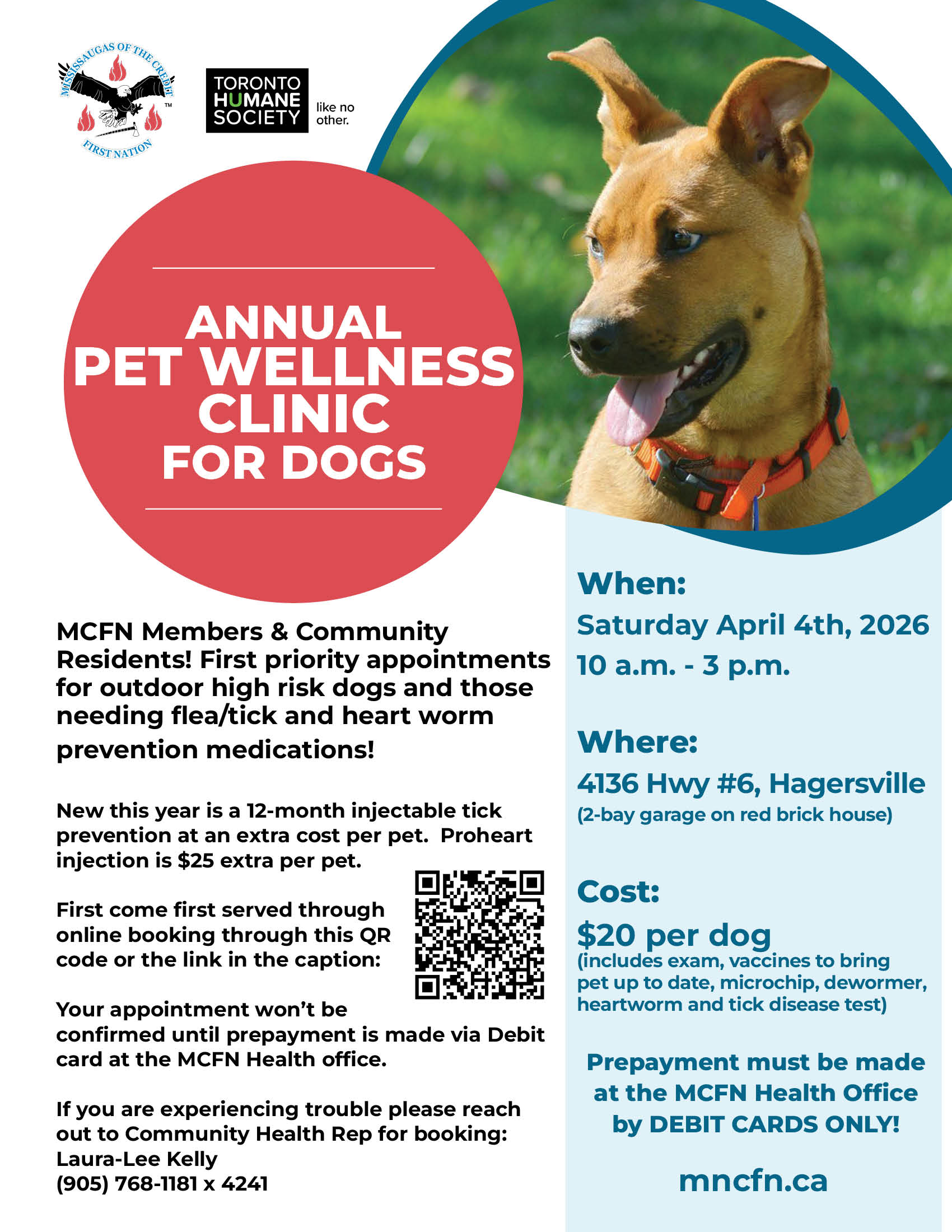 Annual Pet Wellness Clinic – Dogs Only