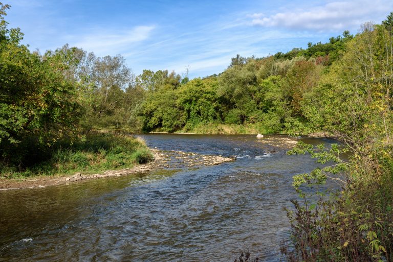 The Credit River, Mississauga, Ontario