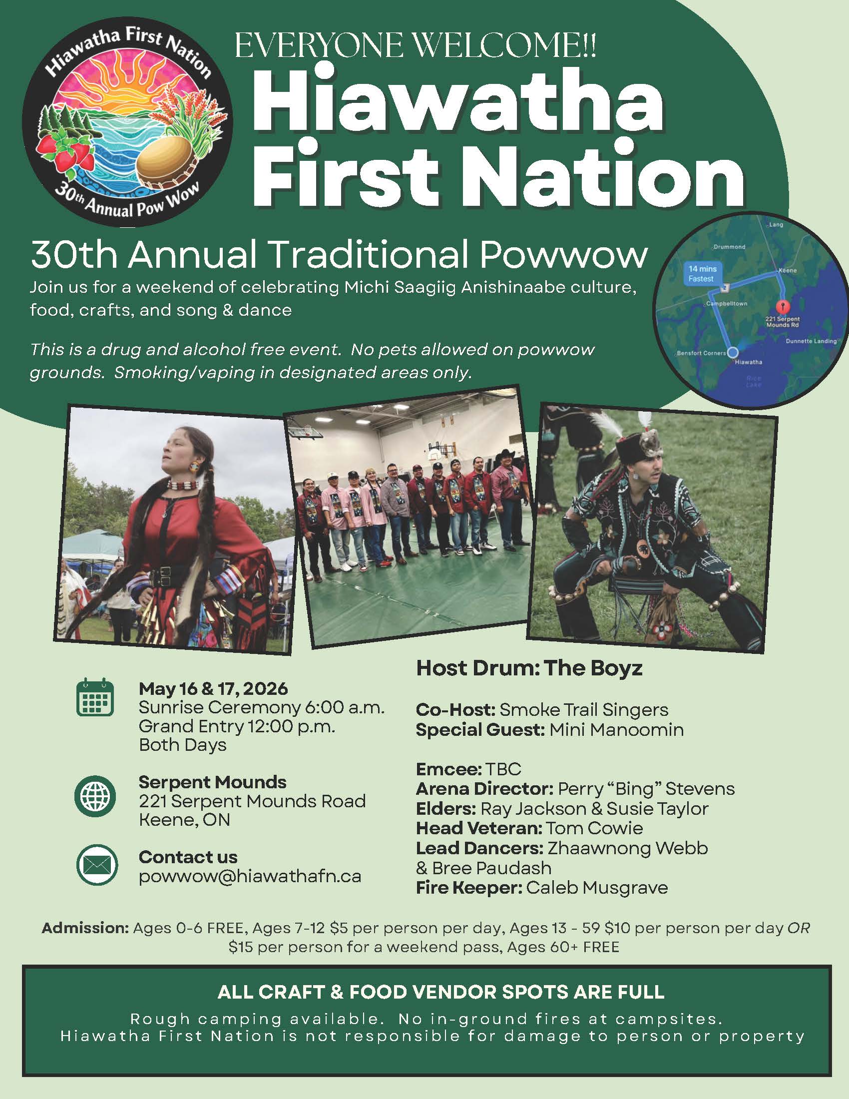 Hiawatha First Nation 30th Annual Traditional Powwow