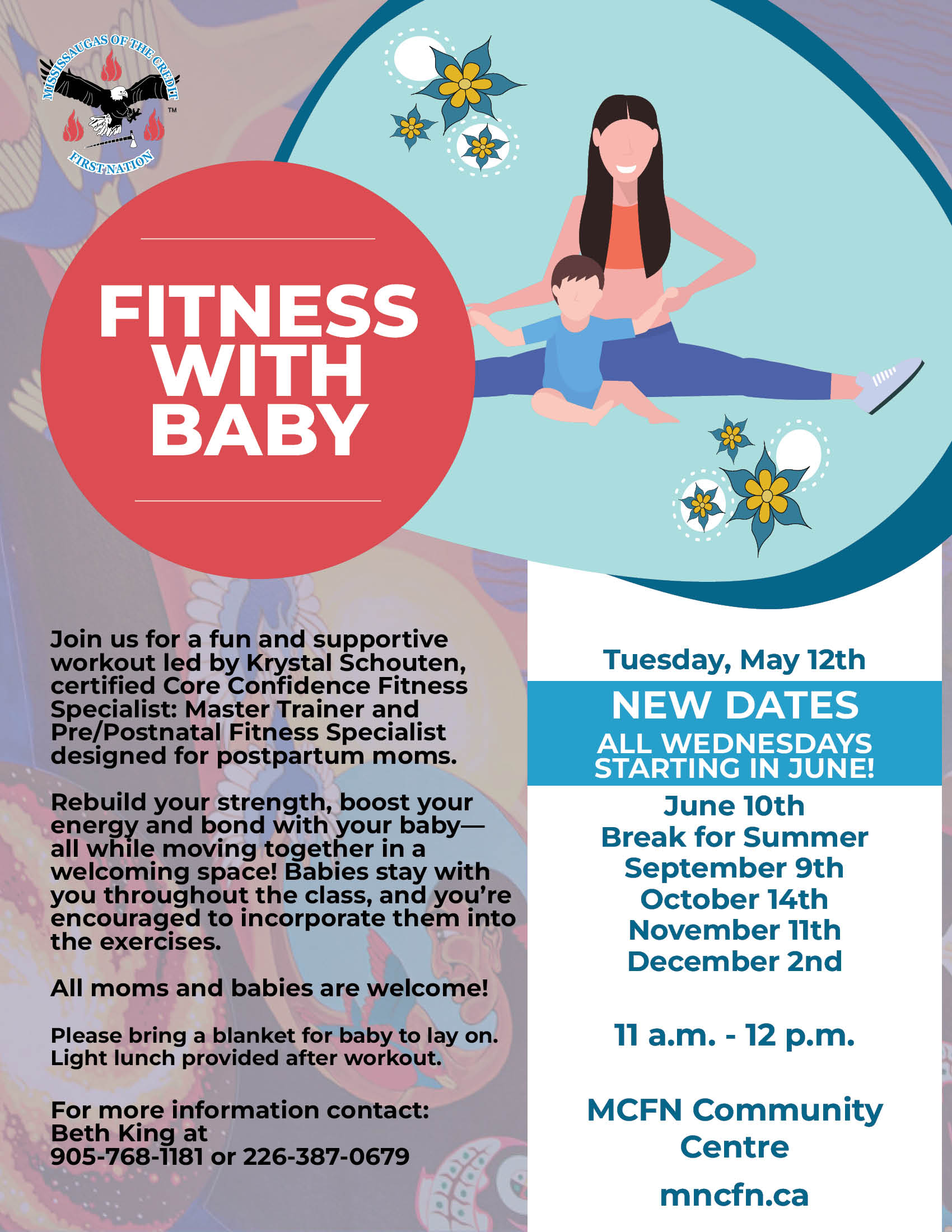 Fitness with Baby – updated dates for 2026!