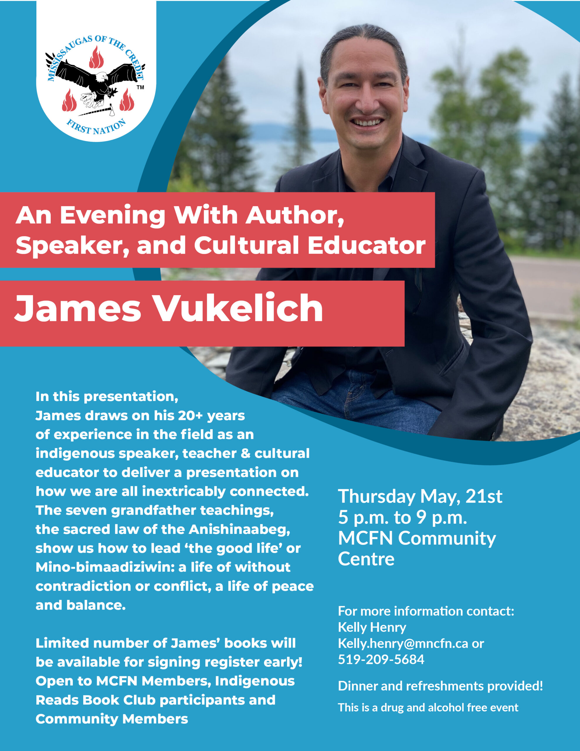 An evening with James Vukelich—author, speaker, and cultural educator