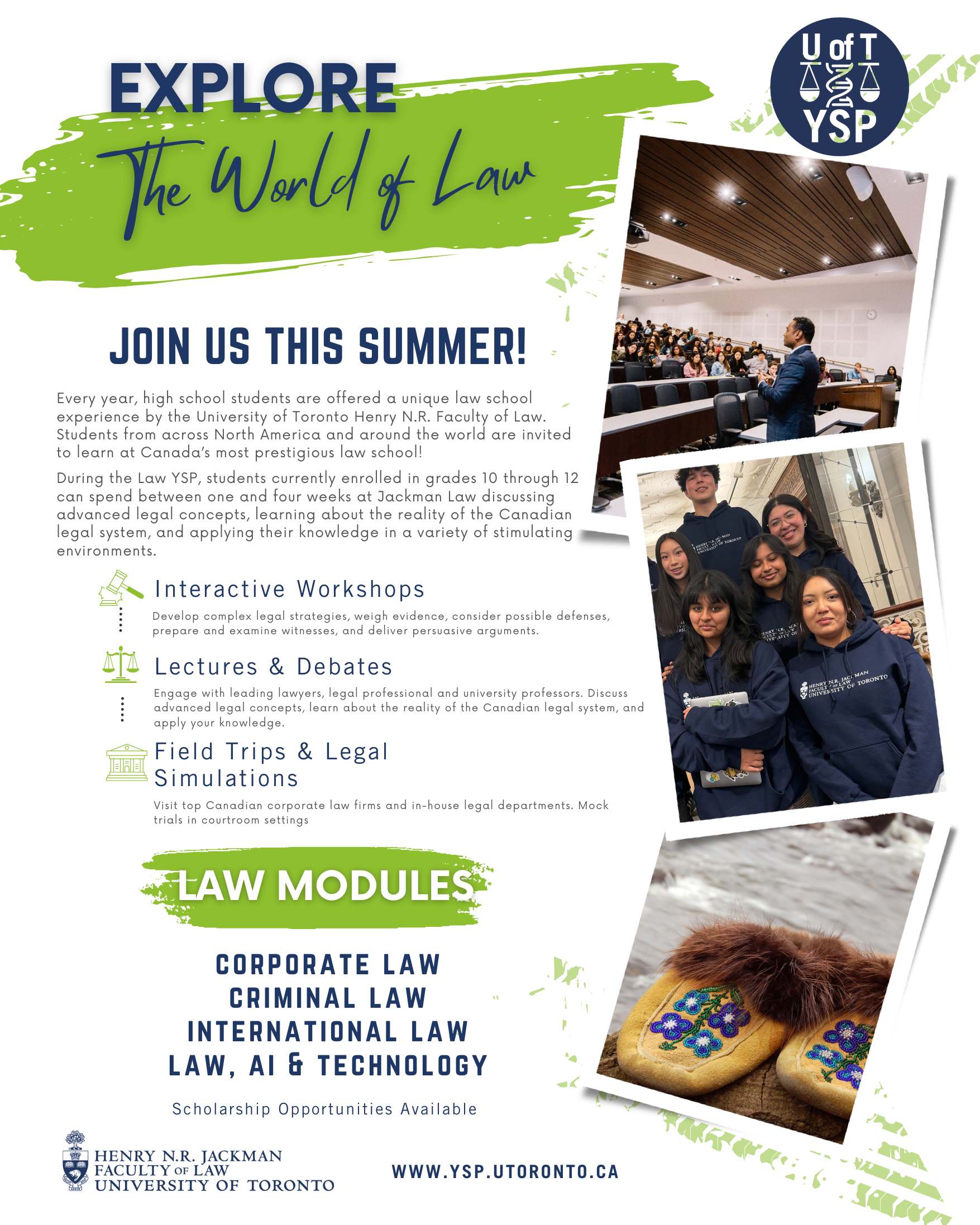Explore the World of Law ths Summer!