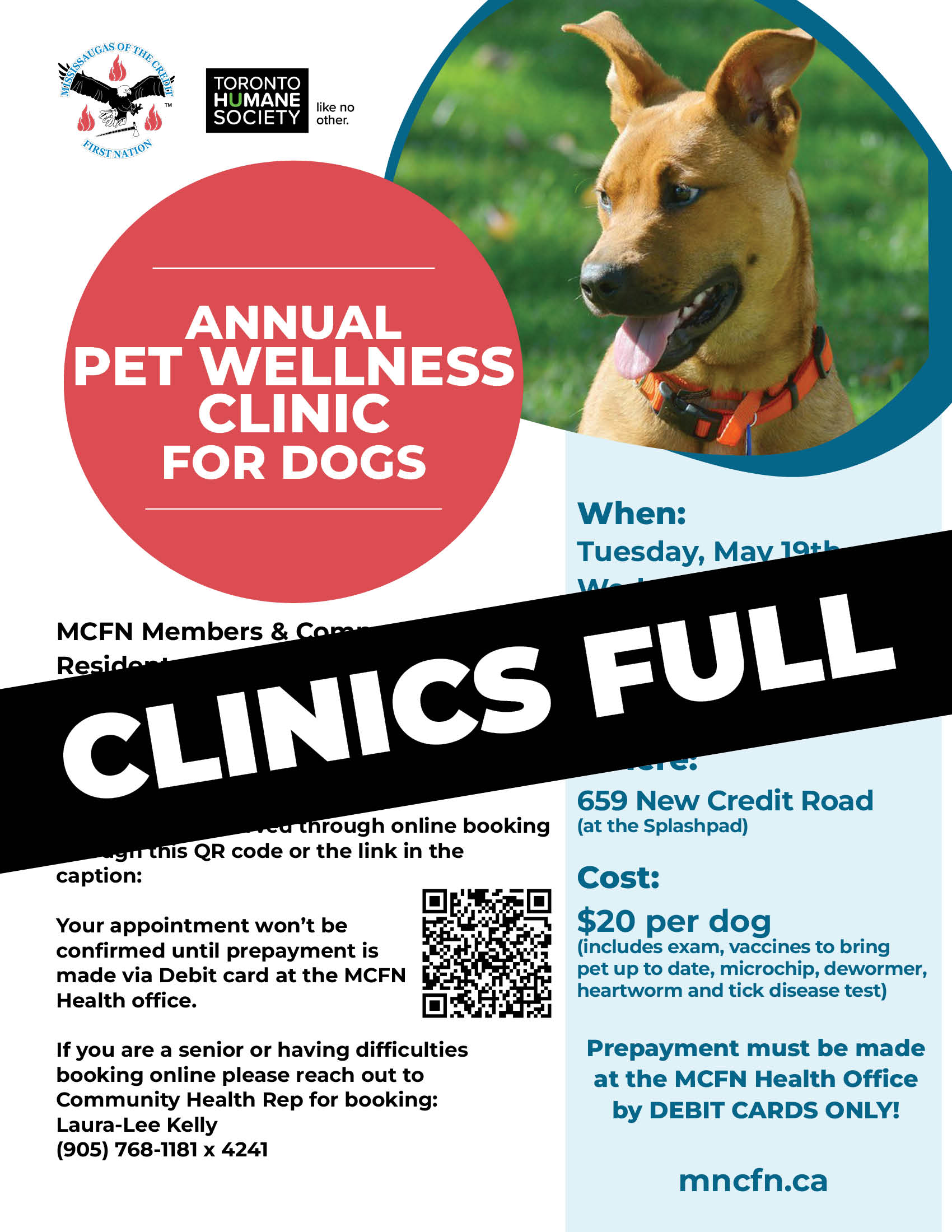 Pet Wellness Clinic For Dogs - New May Dates!