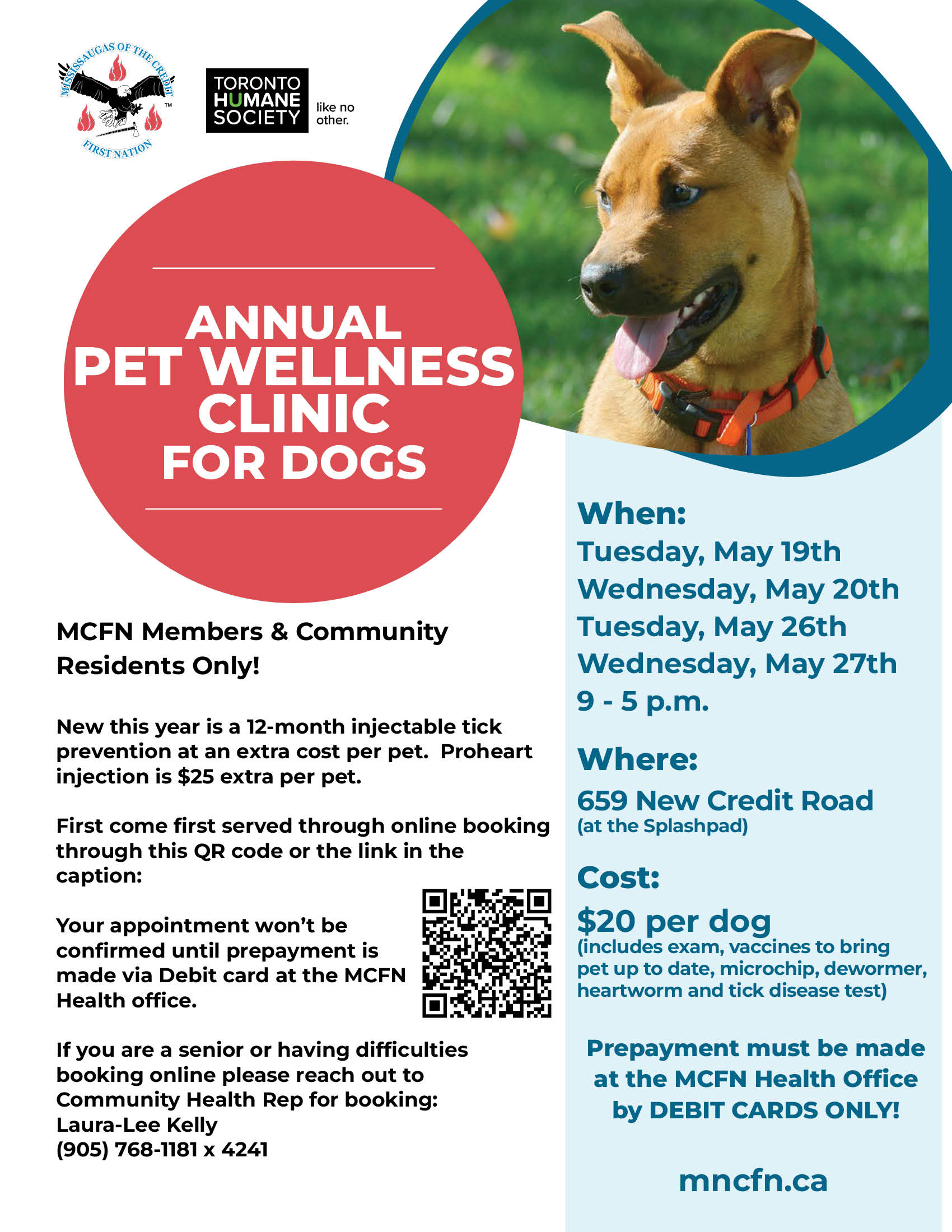Pet Wellness Clinic For Dogs – New May Dates!