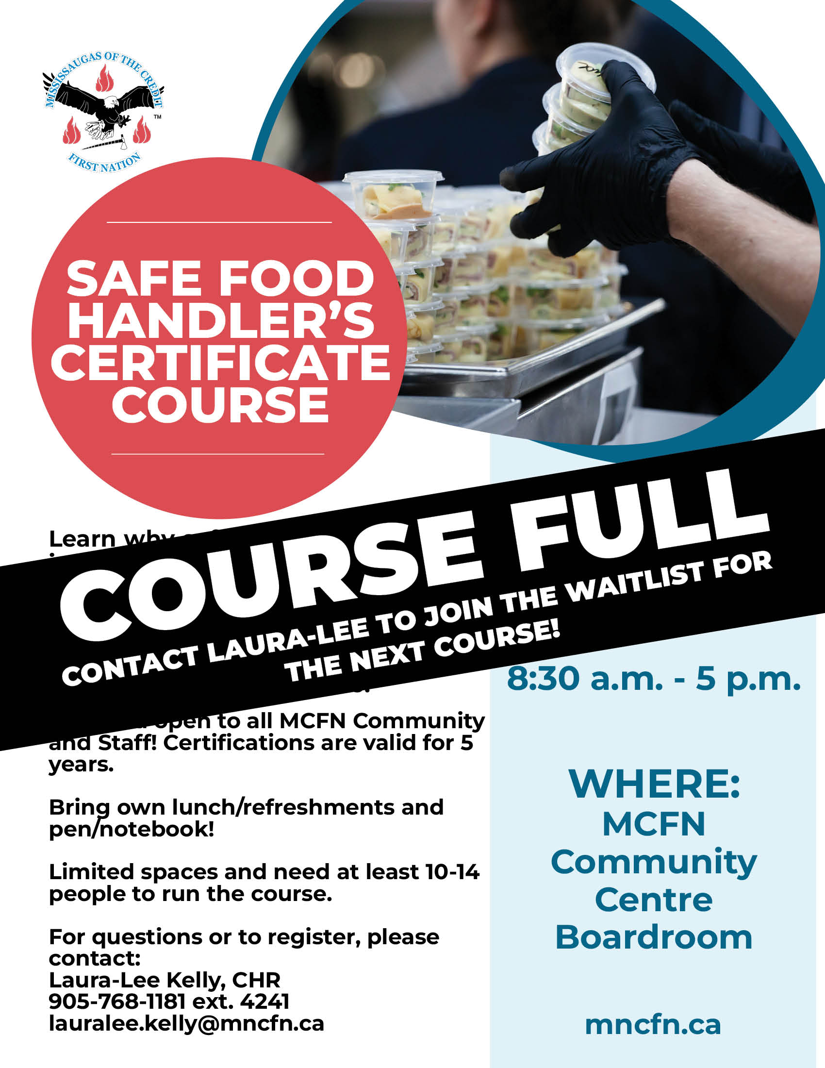 Safe Food Handler’s Certificate Course