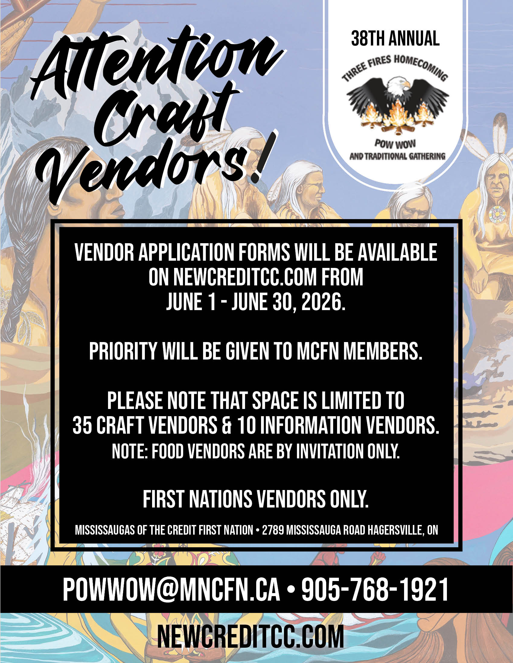 Three Fires Homecoming Pow Wow 2026 Vendor Info