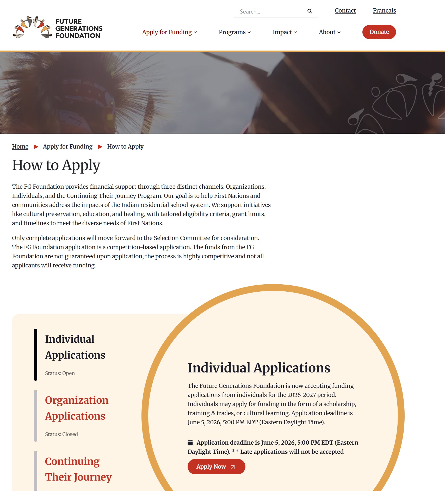 Funding Opportunity with The Future Generations Foundation