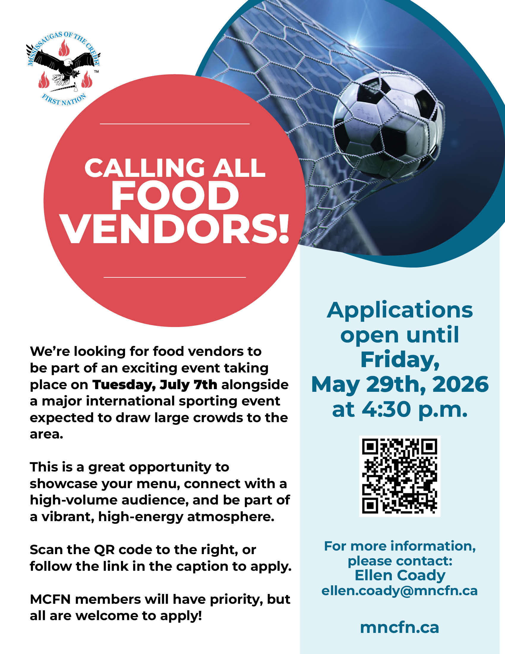 Food vendors, this is your moment!