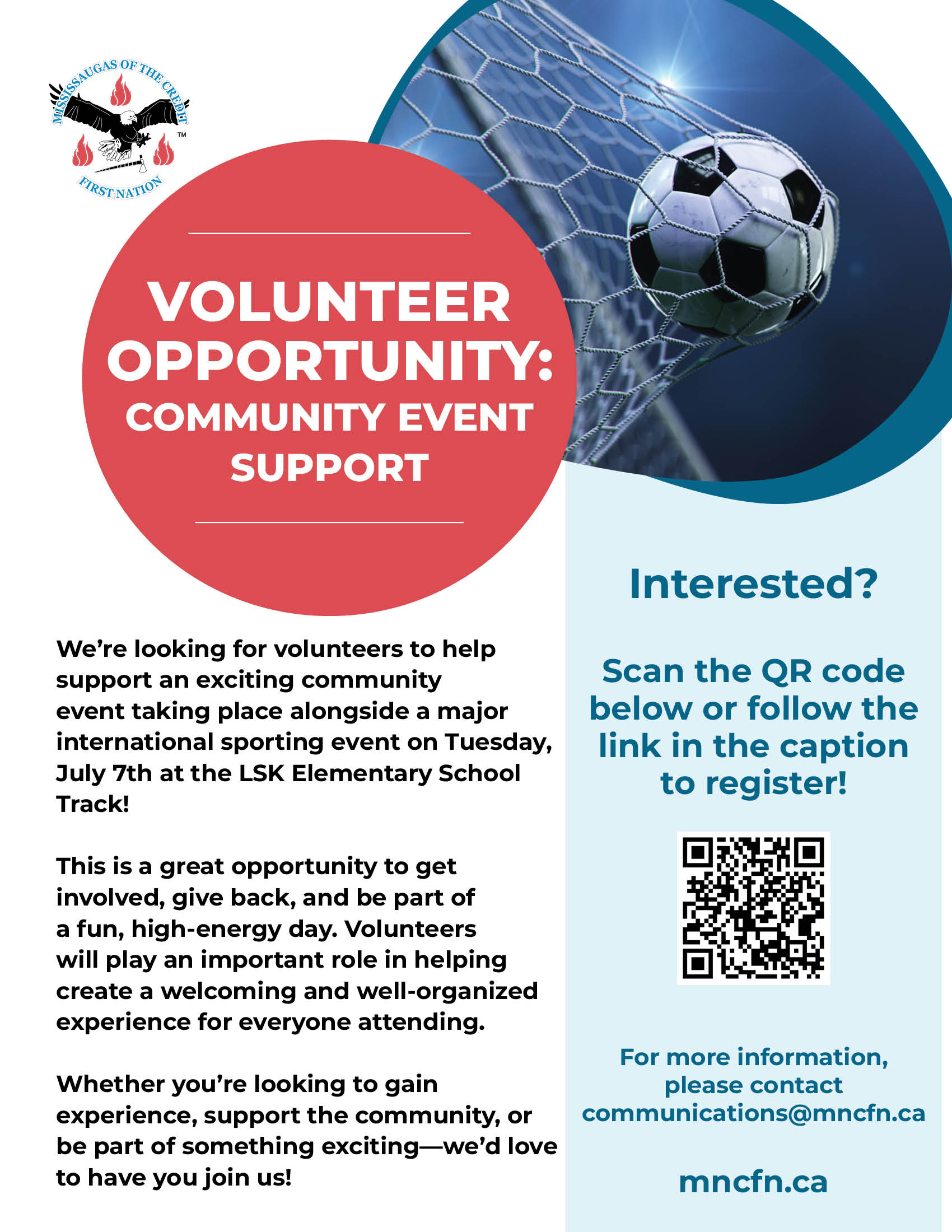 Volunteer Opportunity: Community Event Support!