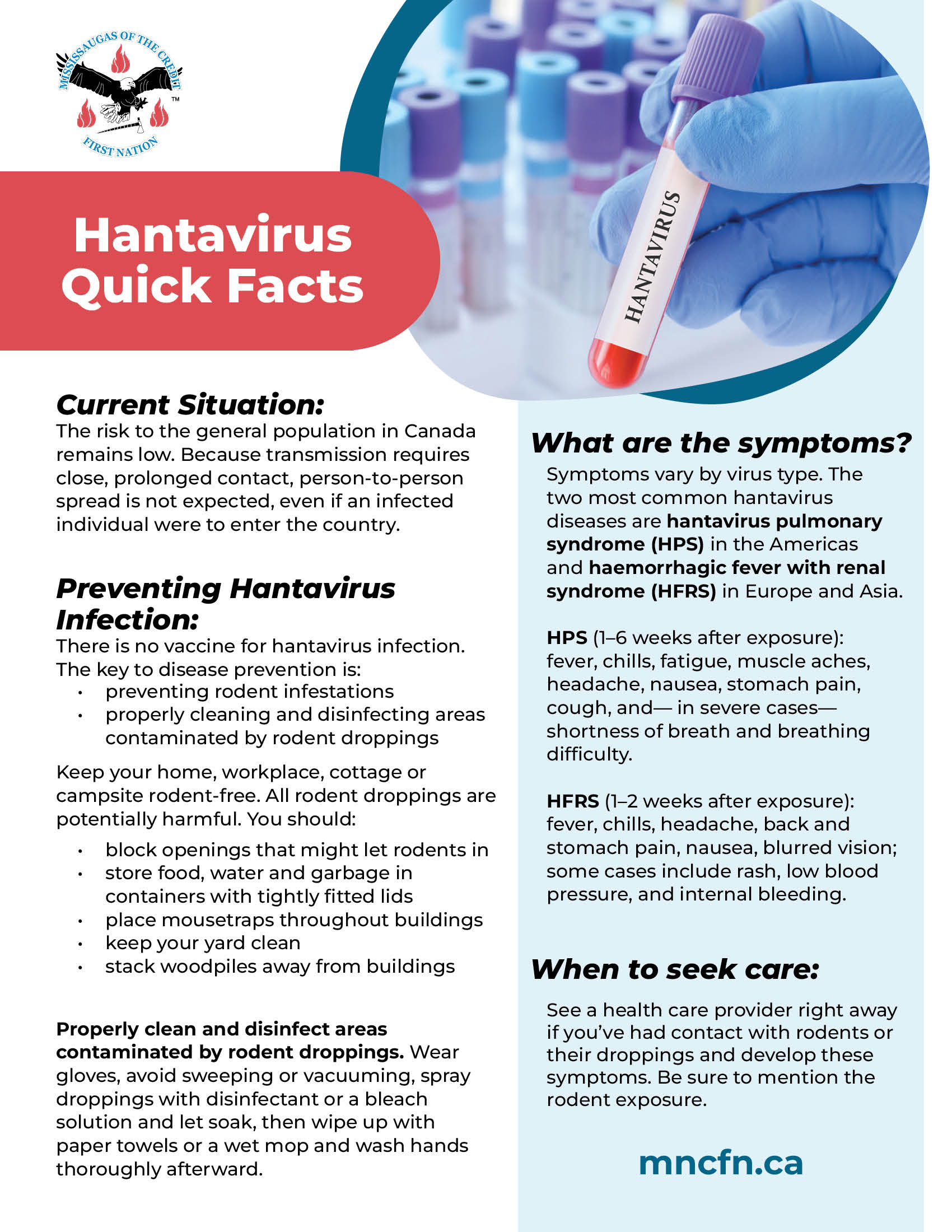 Hantavirus Quick Facts