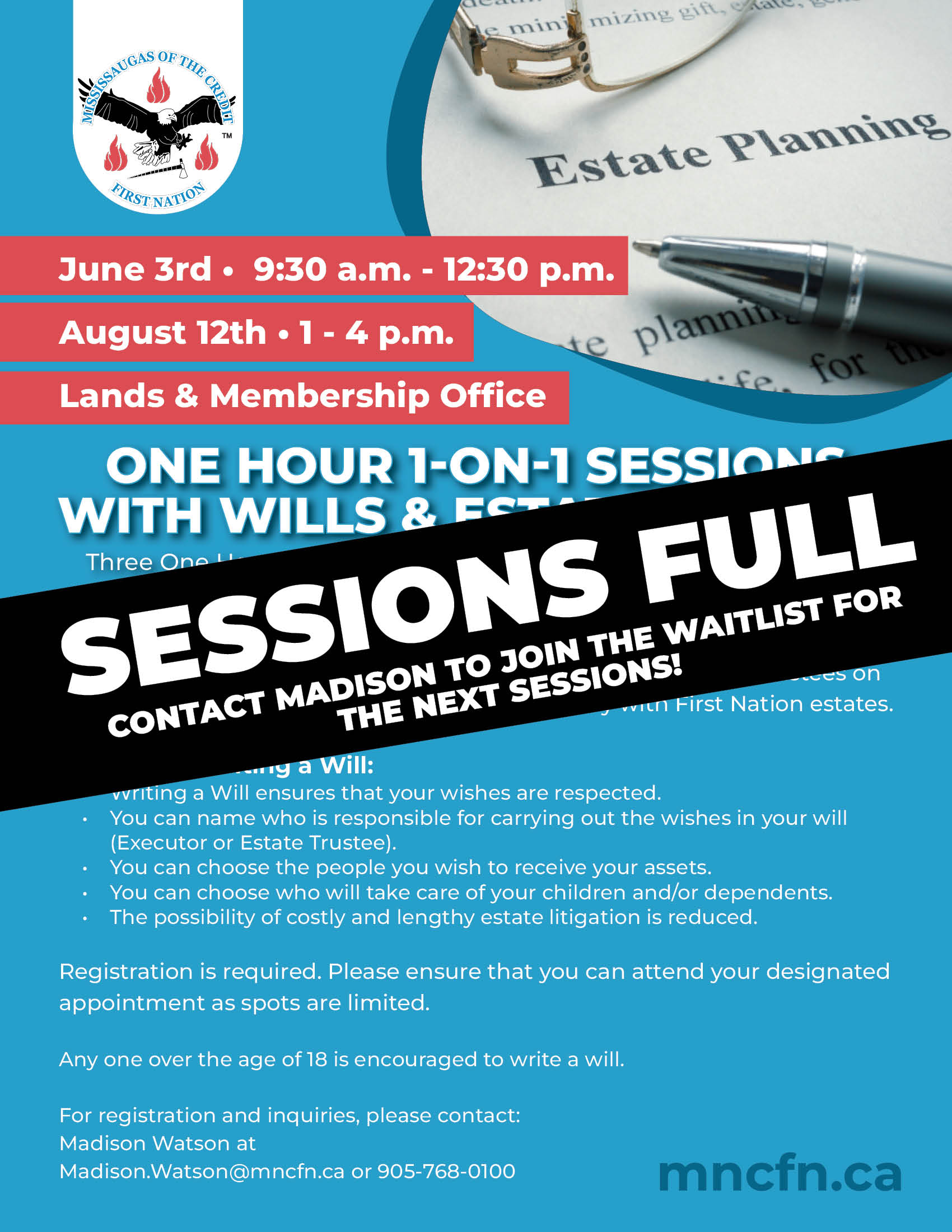 Free One Hour 1-on-1 Sessions with a Wills & Estate Lawyer!