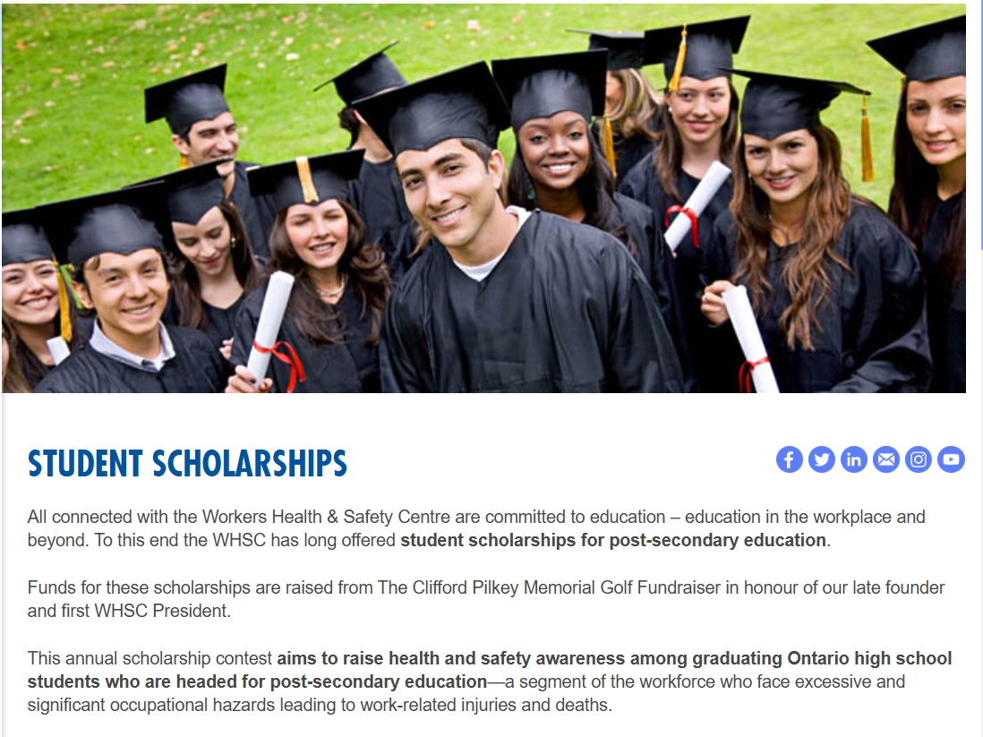 2026 WHSC Annual Student Scholarships