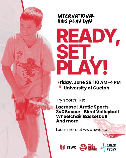 International Kids Play Day at the University of Guelph!
