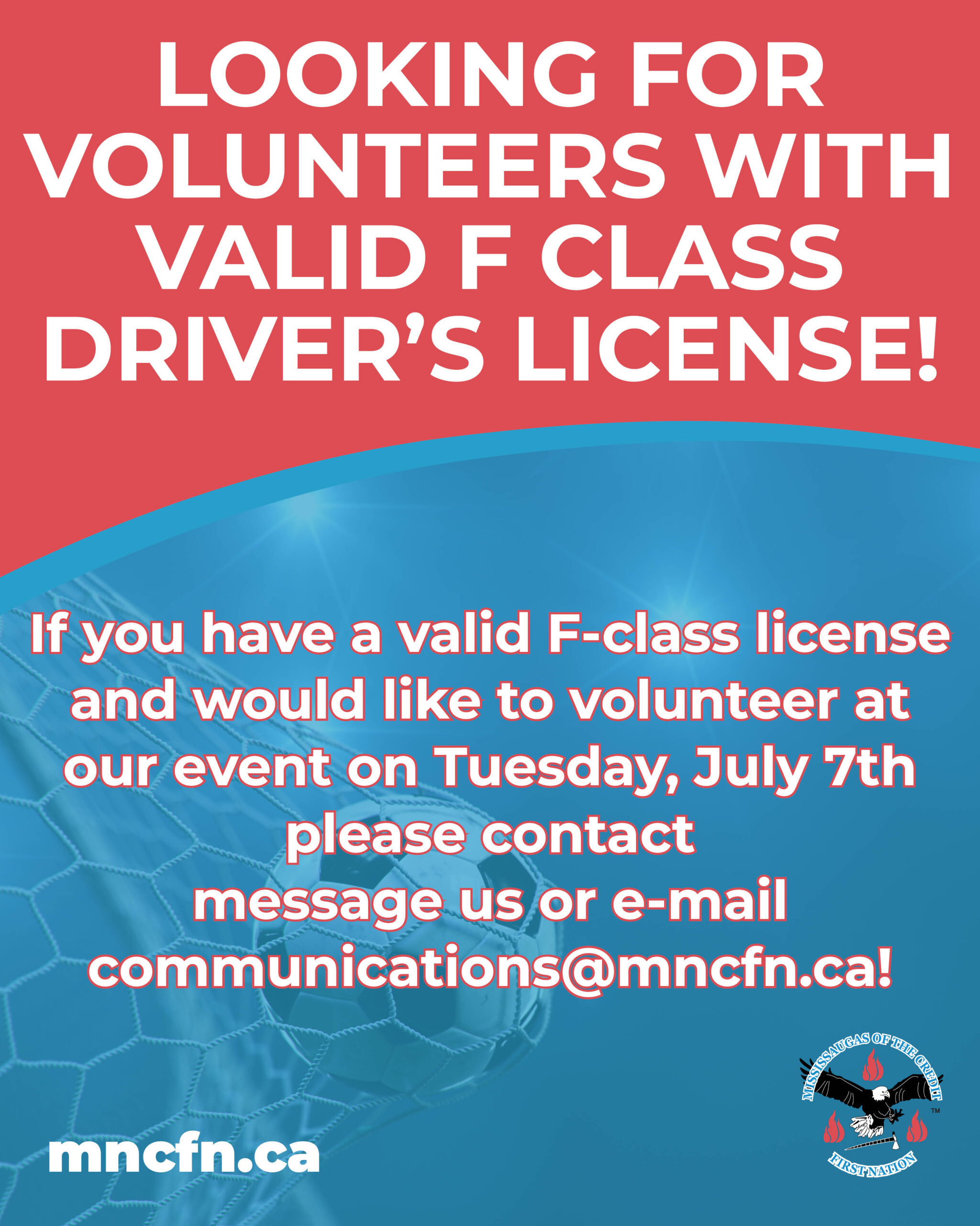 Volunteer Opportunity Alert!