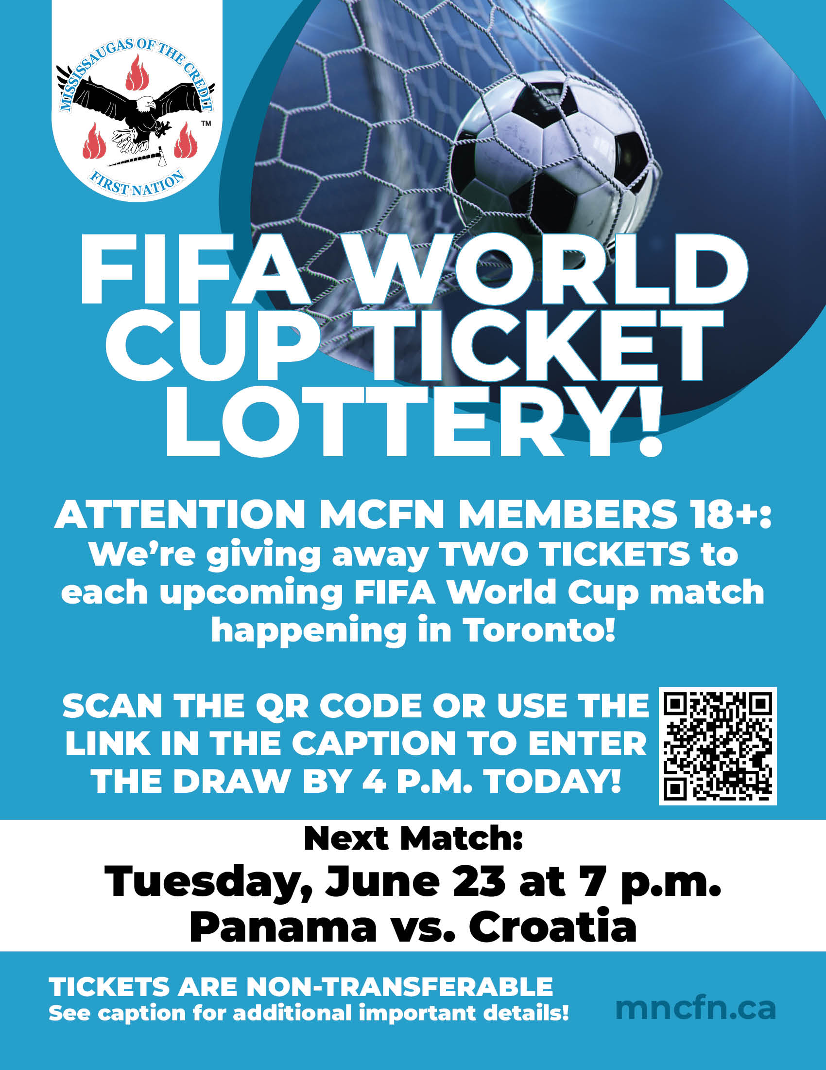 MCFN World Cup Ticket Draw – Panama vs. Croatia!