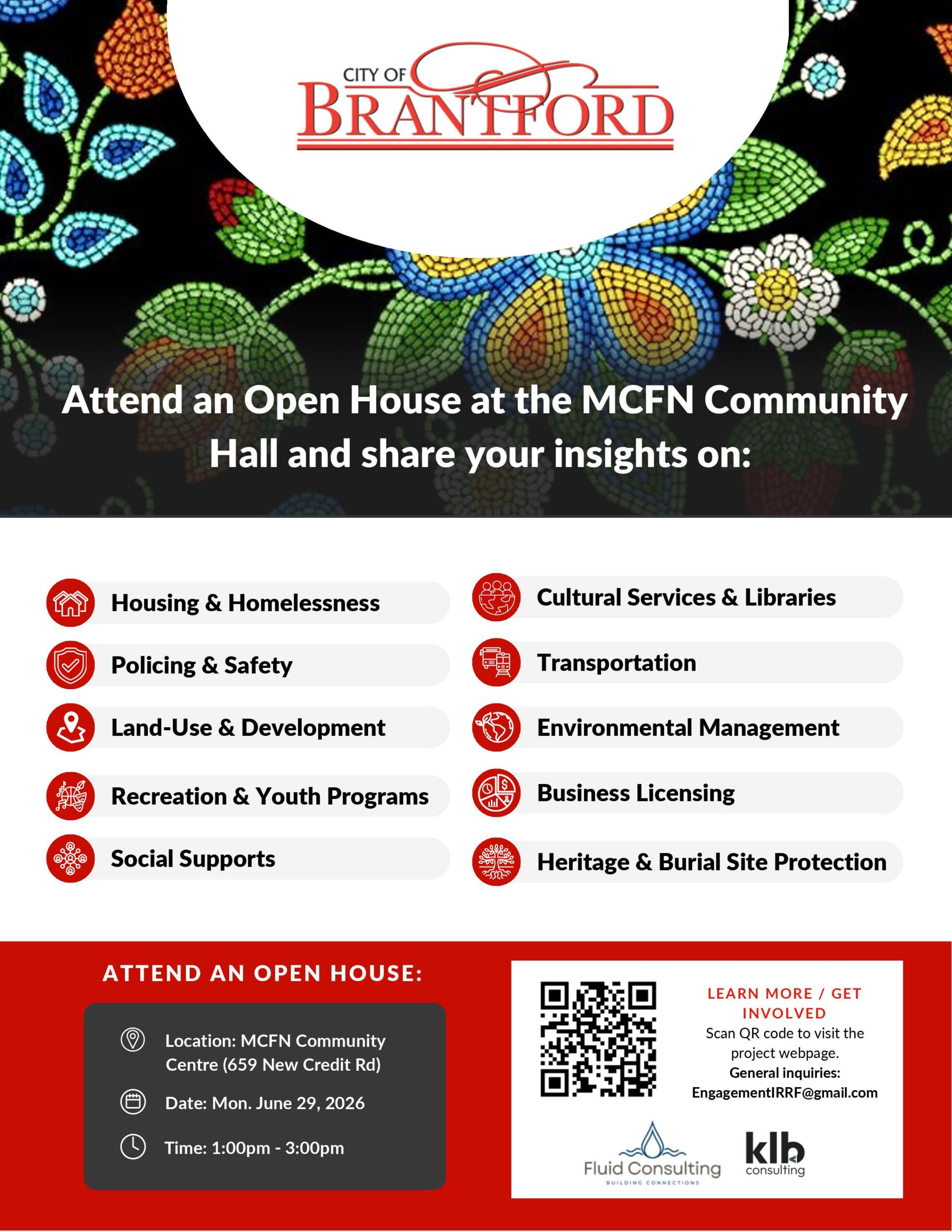 OPEN HOUSE: Indigenous Relations and Reconciliation Framework with the City of Brantford