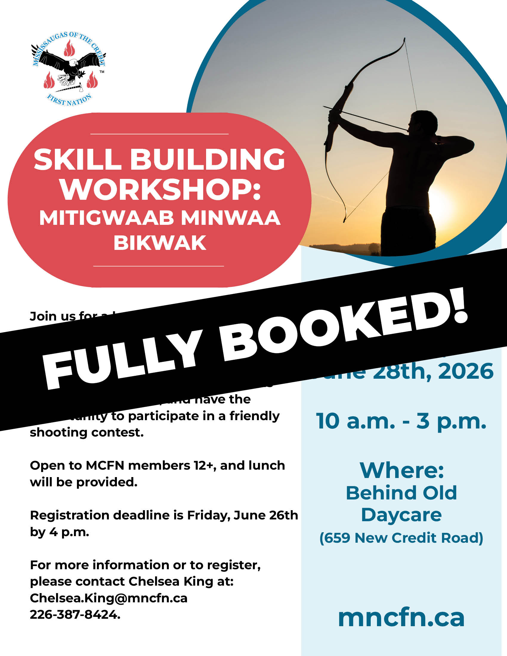 Skills Building Workshop: Mitigwaab Minwaa Bikwak (Bow and Arrow)
