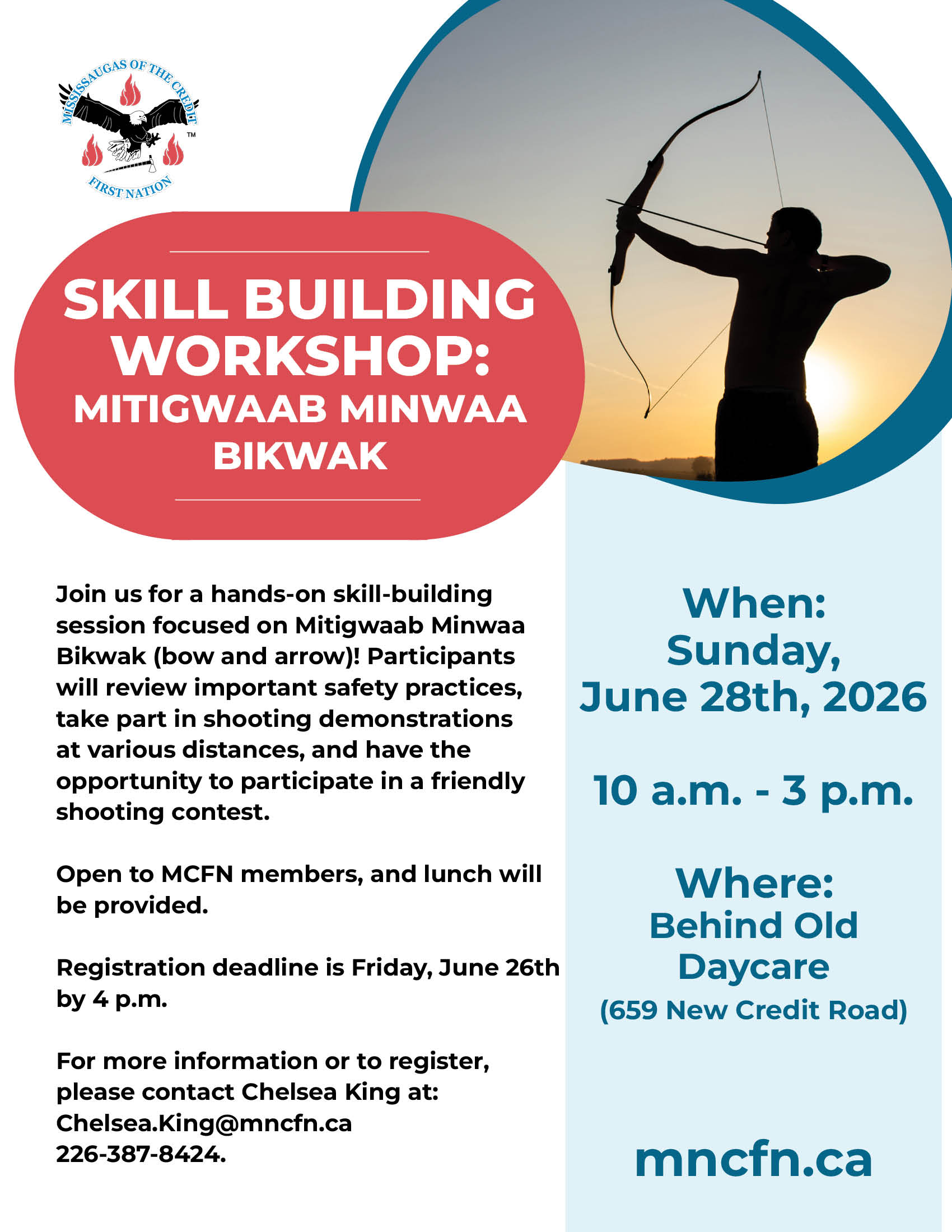 Skills Building Workshop: Mitigwaab Minwaa Bikwak (Bow and Arrow)