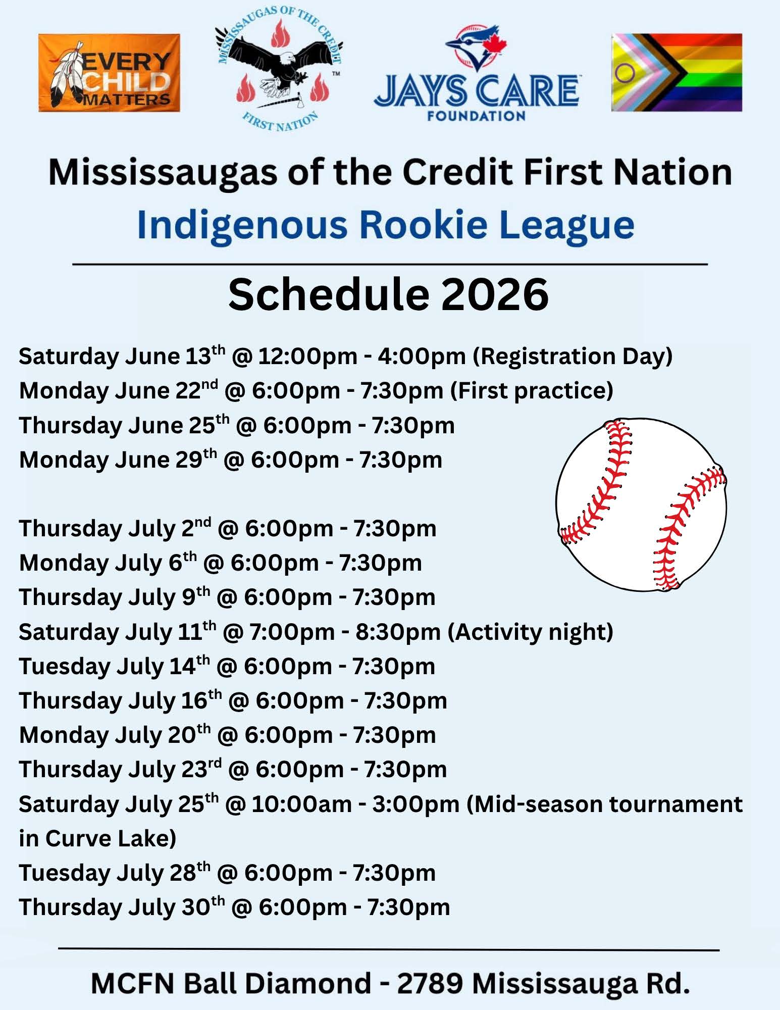 Come Out and Cheer on Our MCFN Youth!