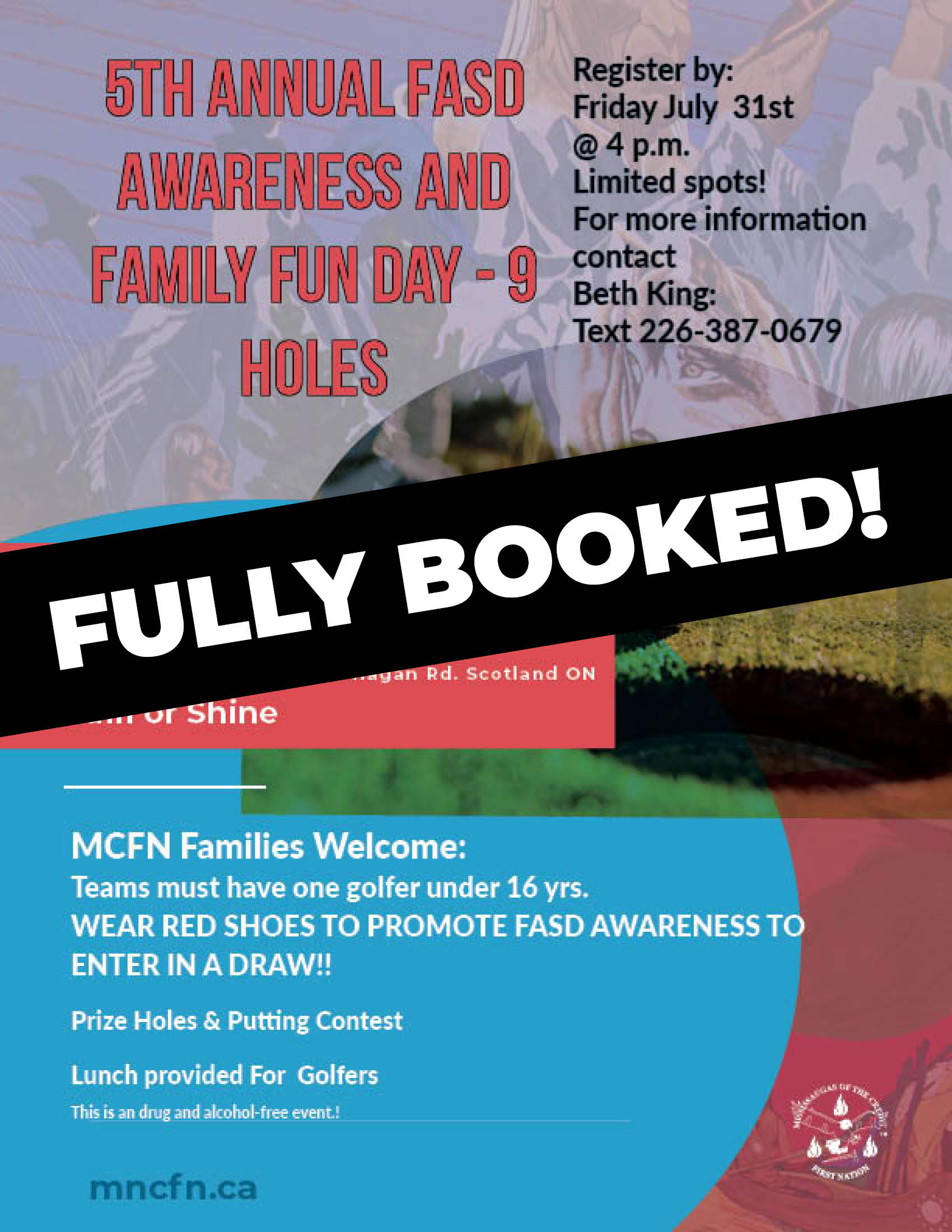 5th Annual FASD Awareness & Family Fun Golf Day – 9 holes