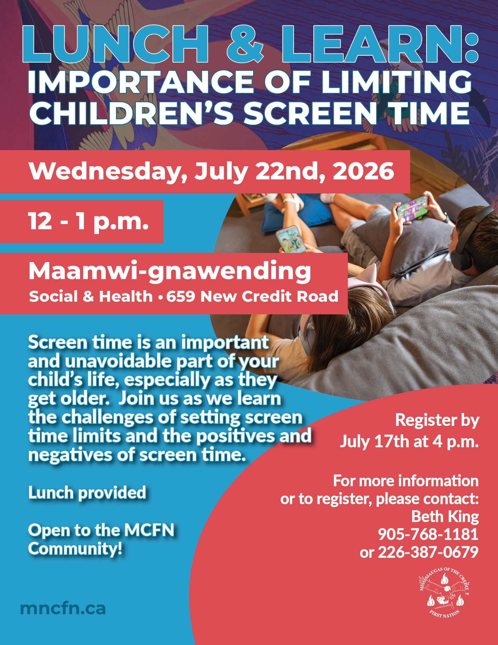  LUNCH & LEARN: Importance of Limiting Screen Time for Children