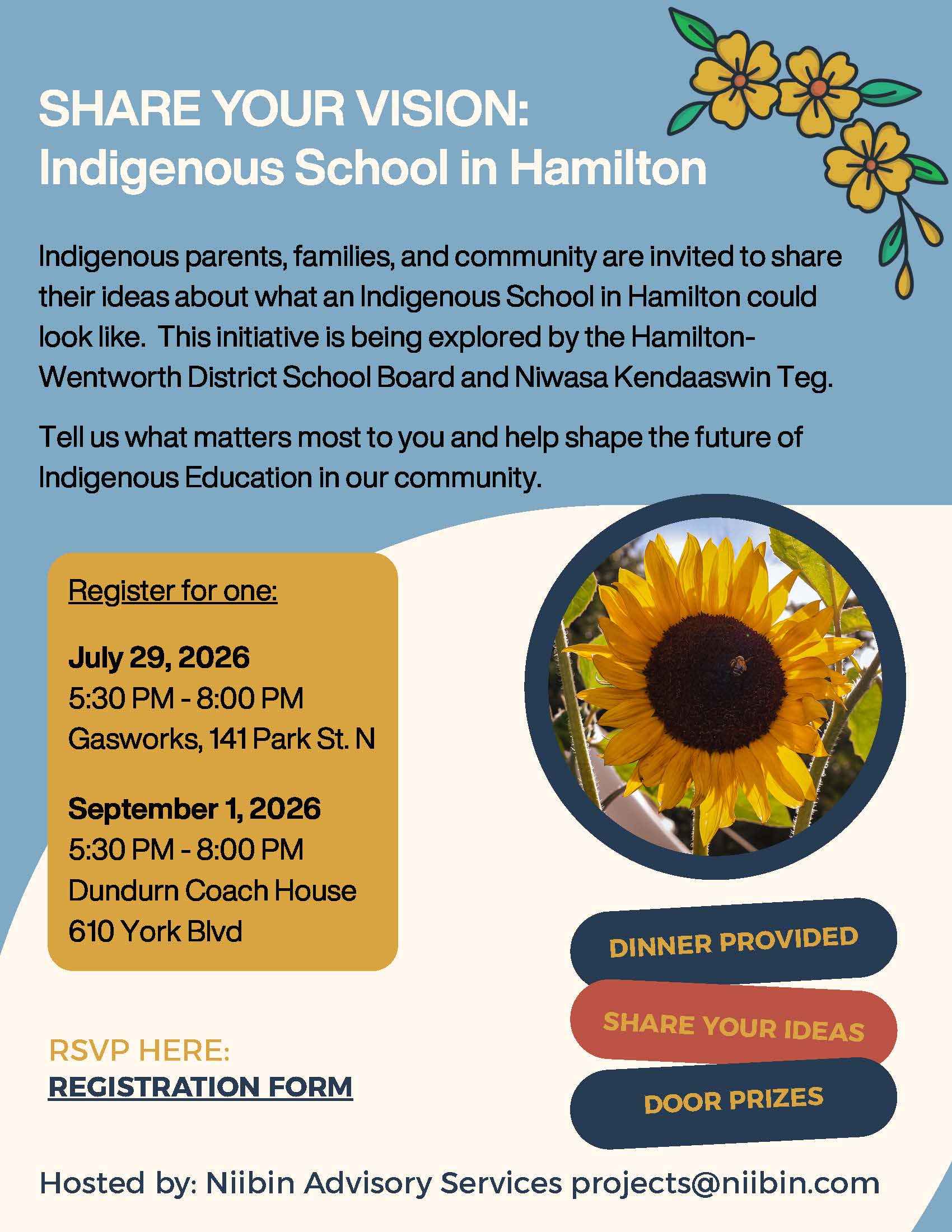 SHARE YOUR VISION: Indigenous School in Hamilton