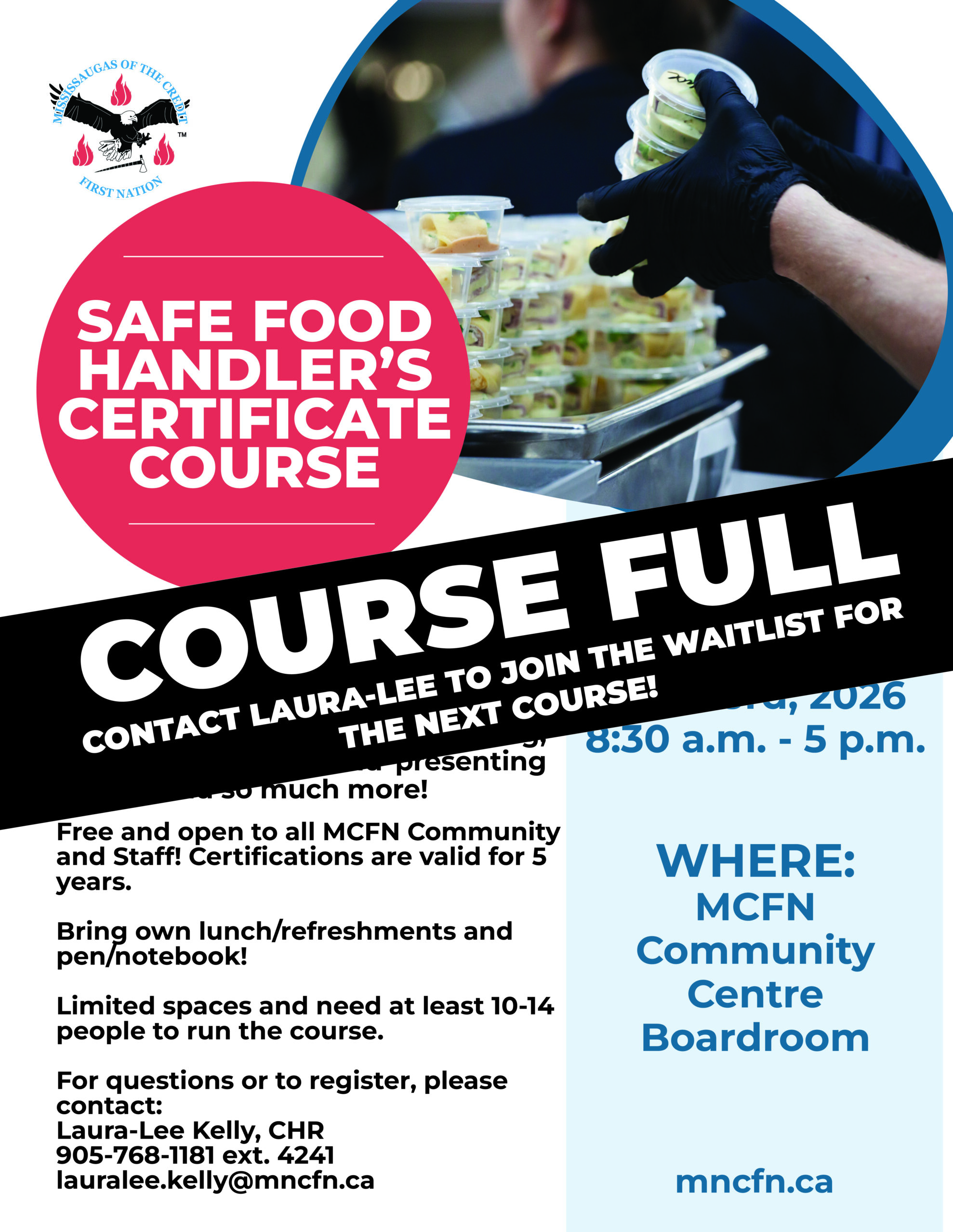 Safe Food Handler’s Certificate Course