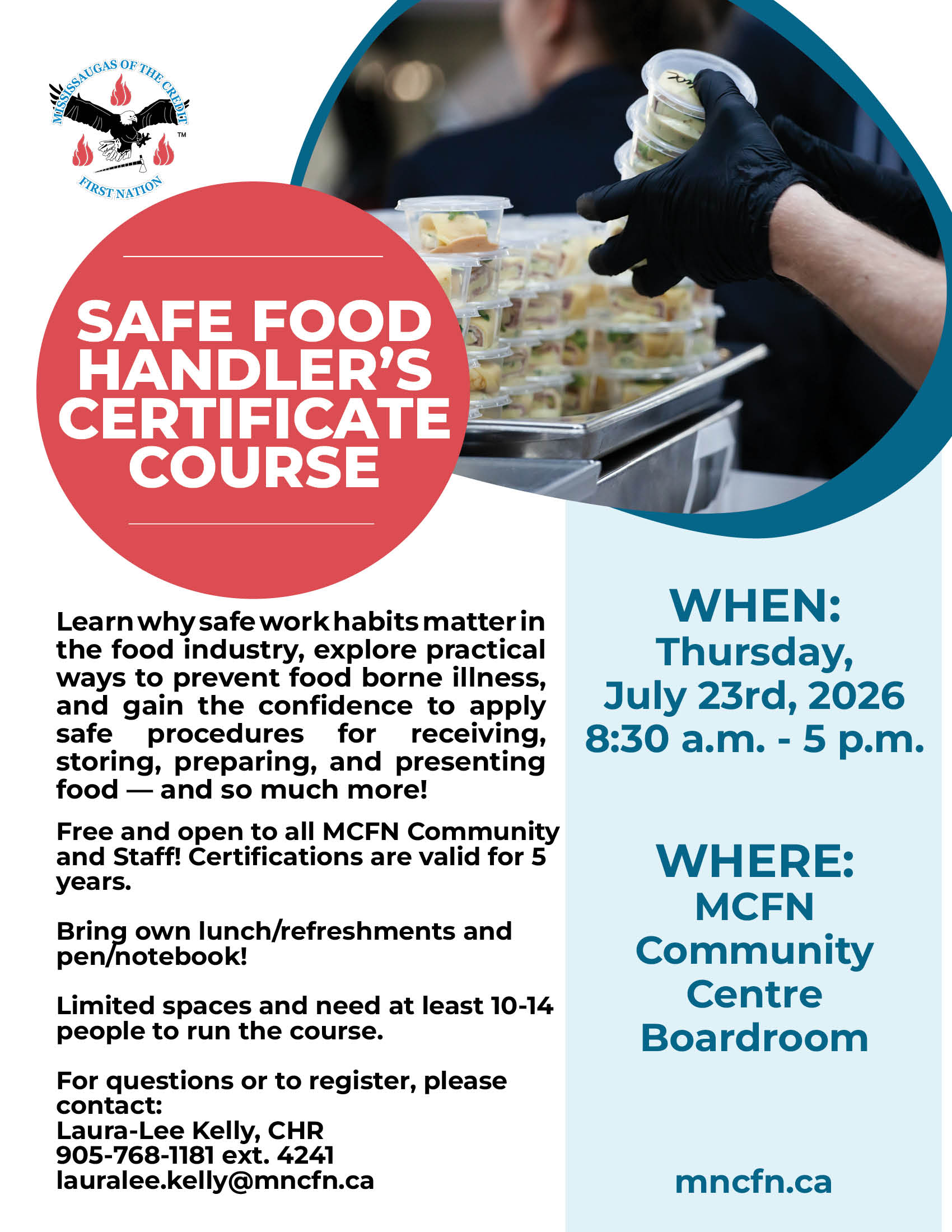 Safe Food Handler’s Certificate Course