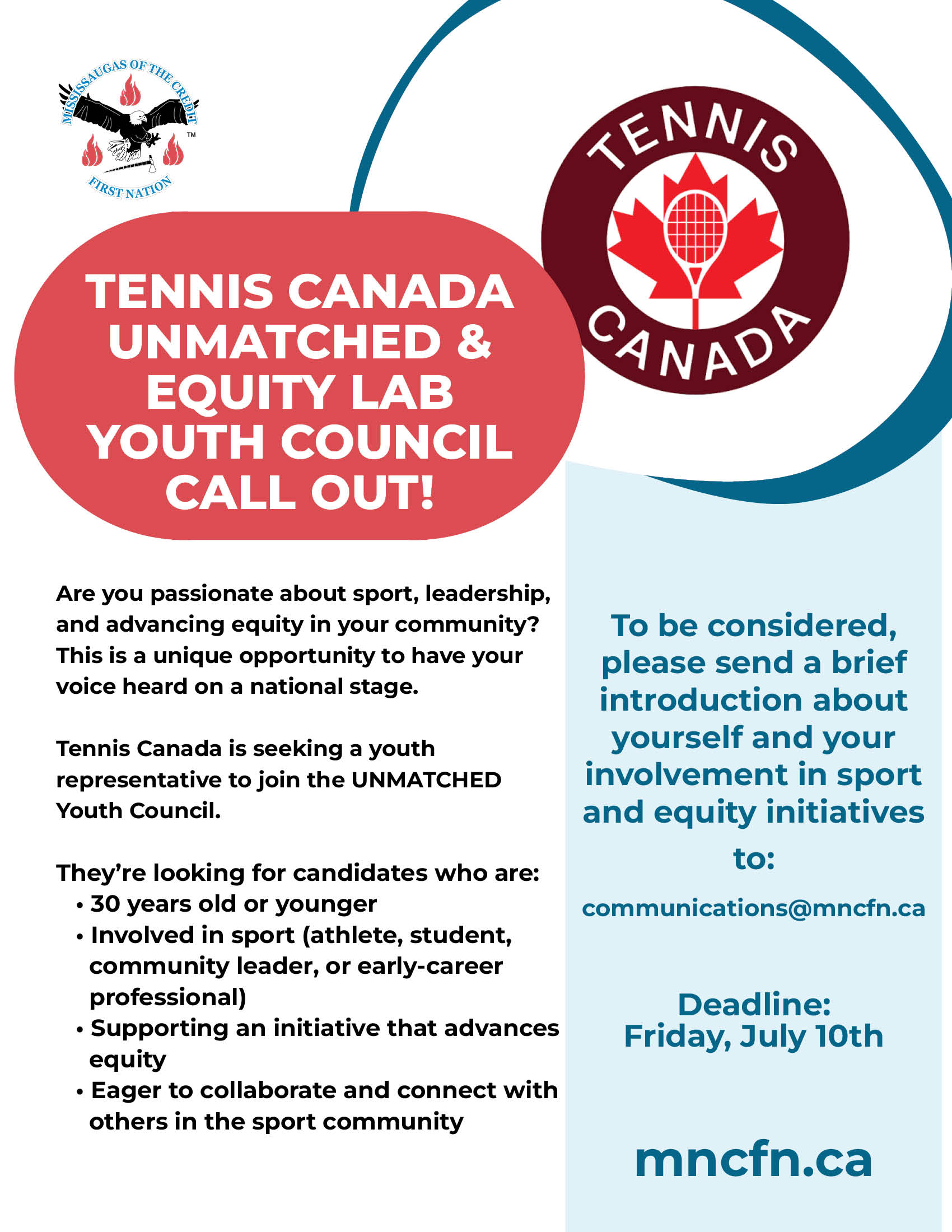 Youth Leaders in Sport Wanted!