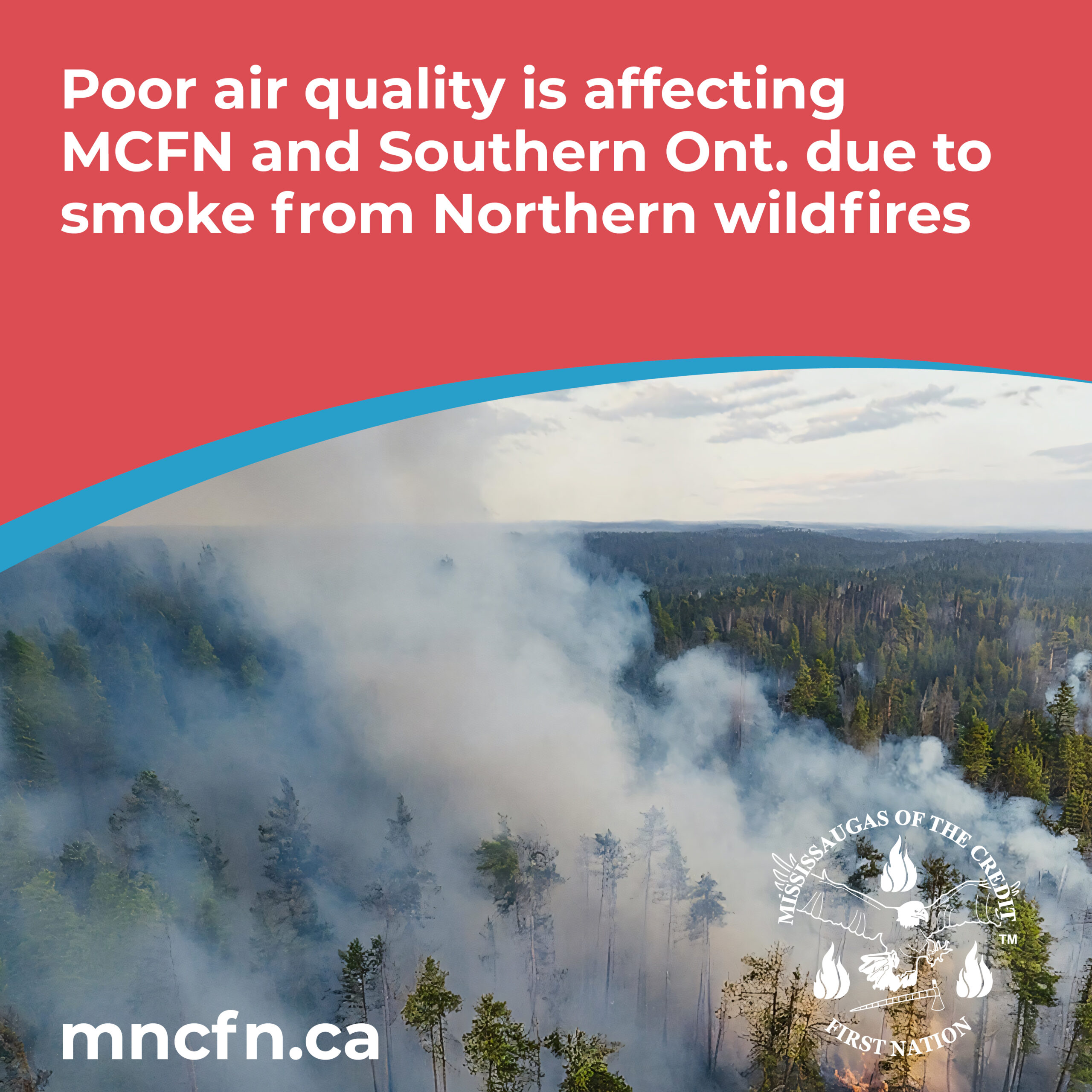 Poor air quality due to Norther Ont. wildfire smoke