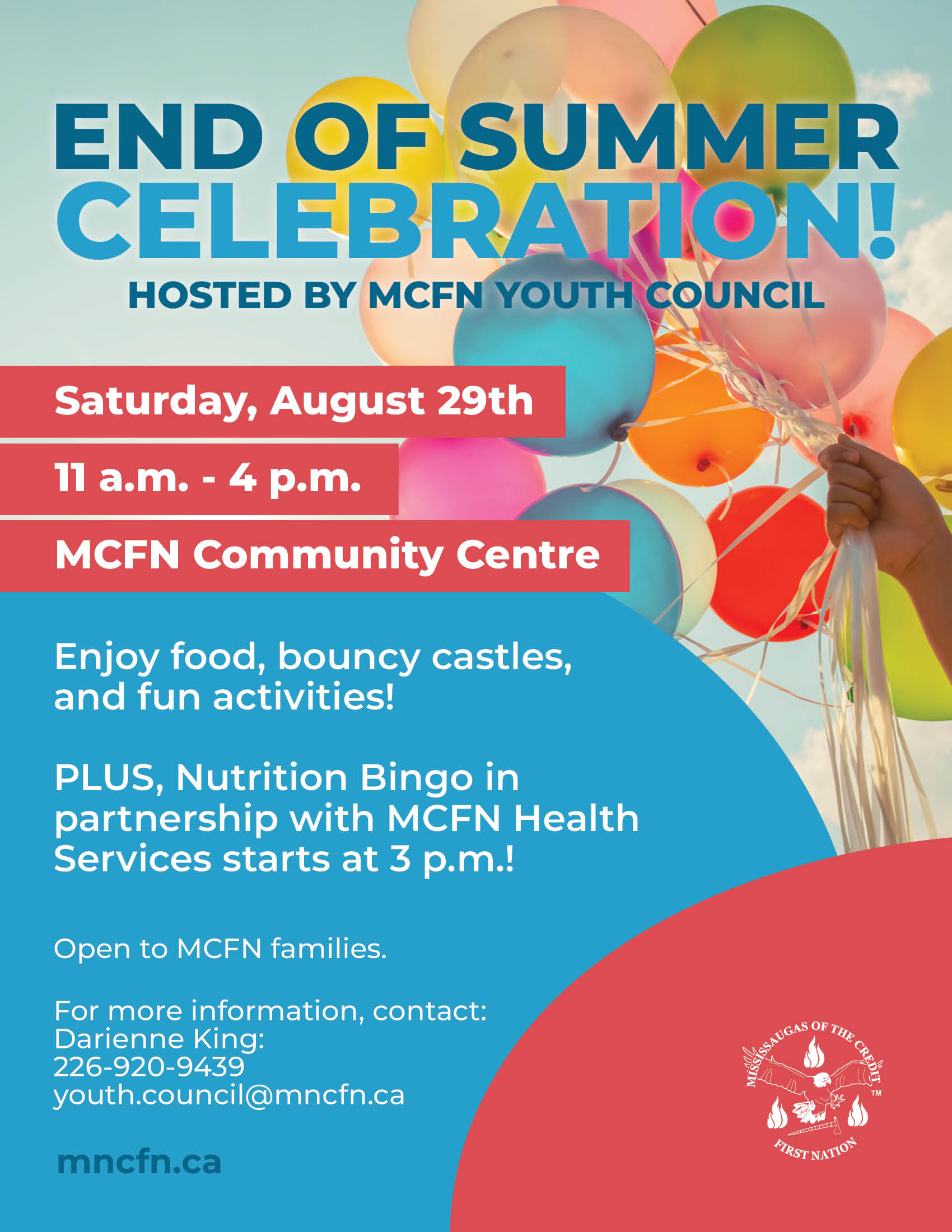 End-of-Summer Celebration hosted by MCFN Youth Council!