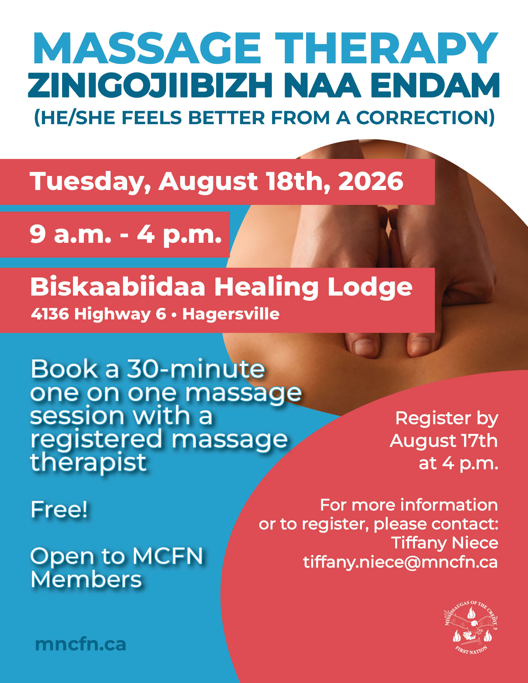 Massage Therapy | Zinigojiibizh Naa Endam August Session