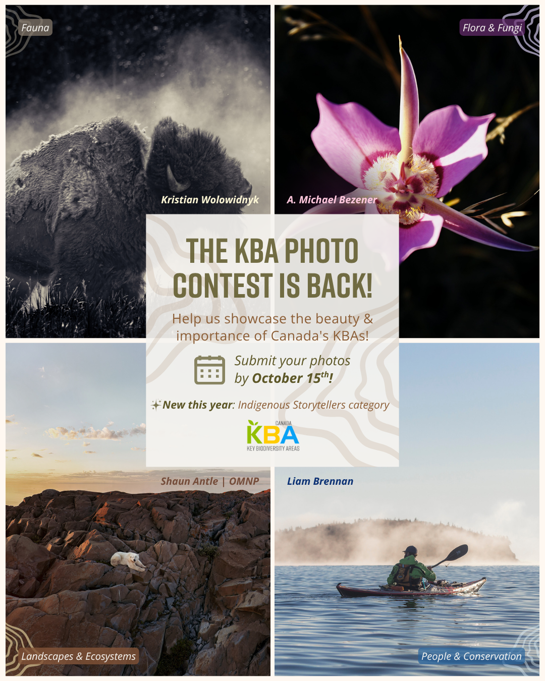 4th Annual KBA Canada Photo Contest – new Indigenous Storytellers category!