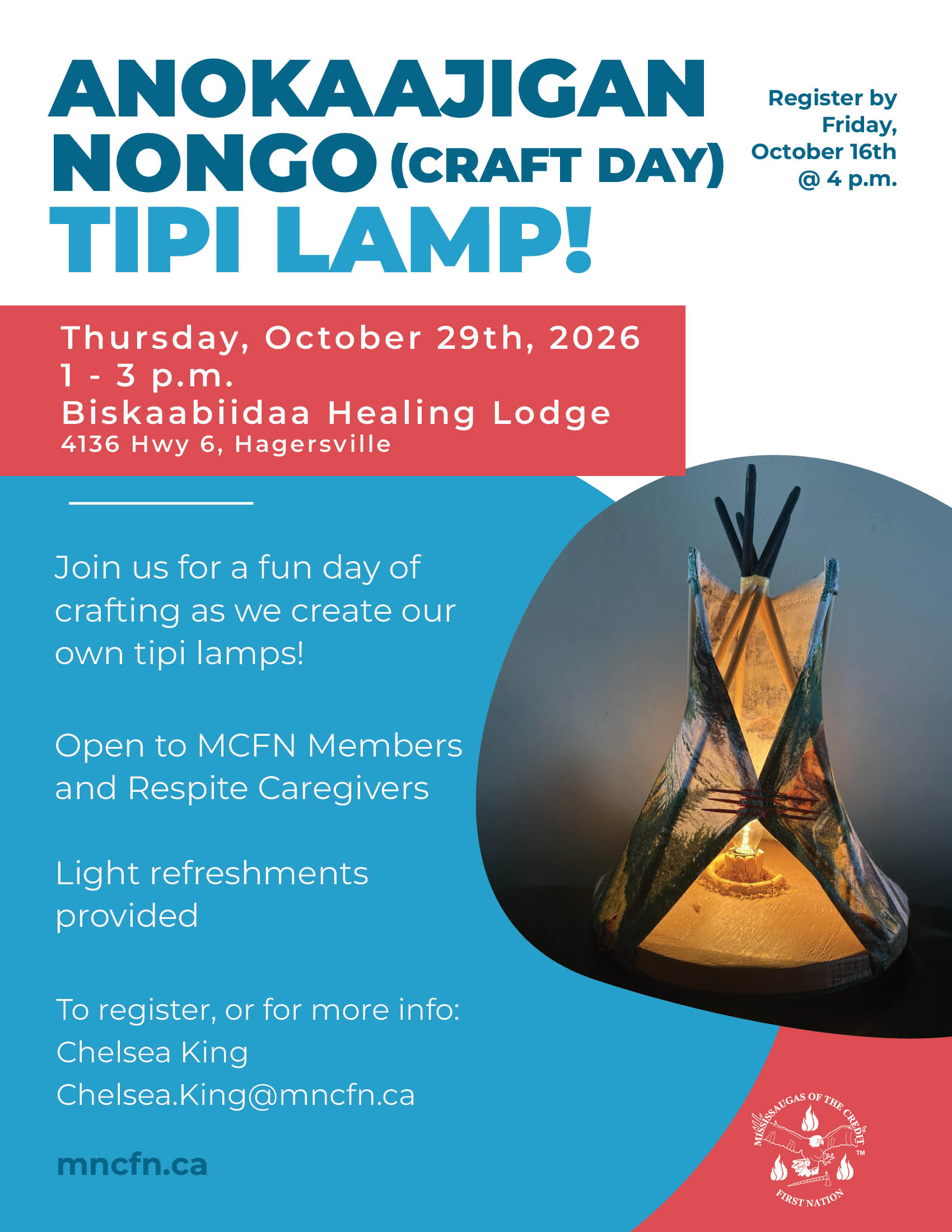 Anokaajigan Nongo (Craft Day): Tipi Lamp