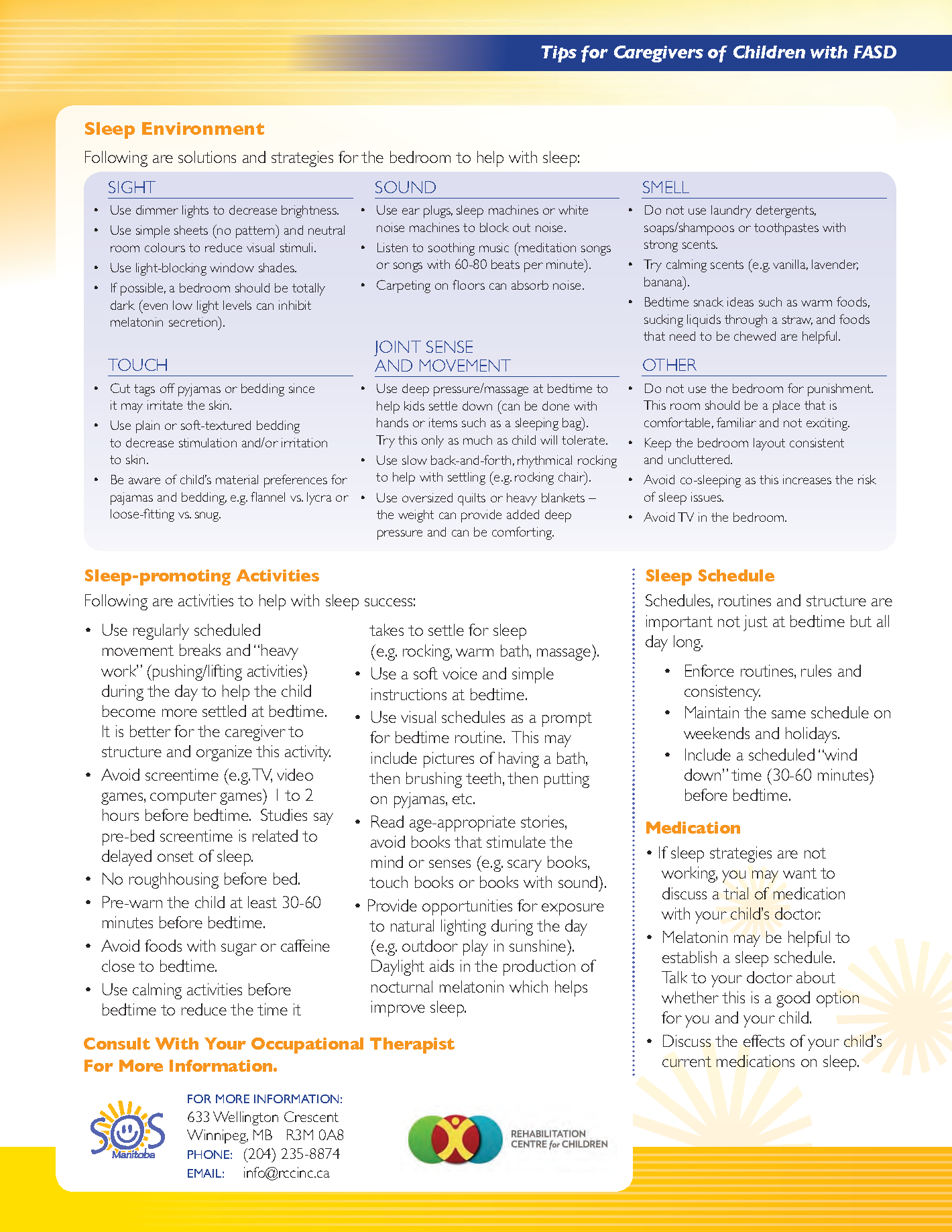 FASD Awareness Month – Caregiver Tip of the Day!