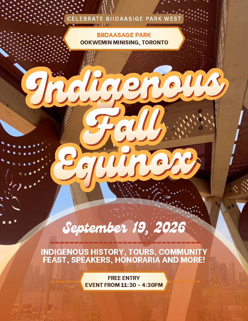 Ookwemin Minising Fall Equinox Gathering at Biidaasige Park