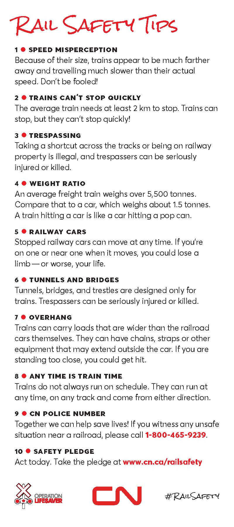 Rail Safety Week | Rail Safety Tips!