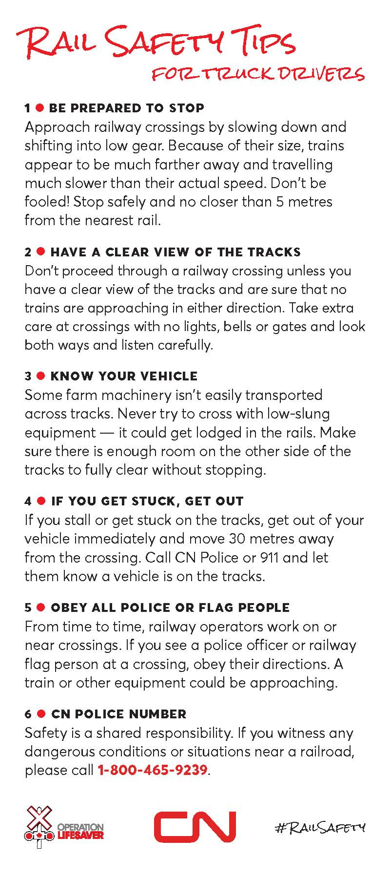 Rail Safety Week | Safety Tips for Truck Drivers!