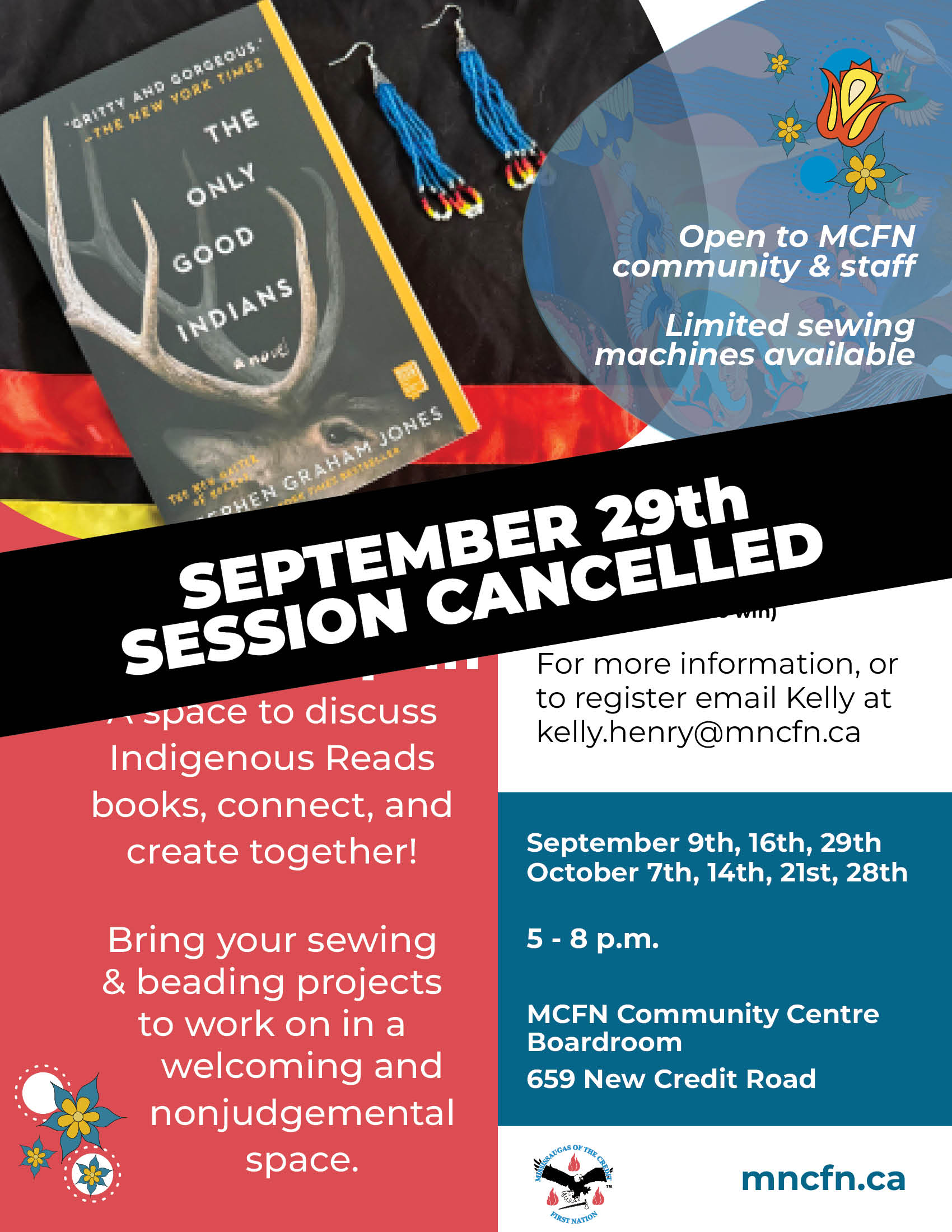 Stories & Studio Drop-In Cancelled for September 29th