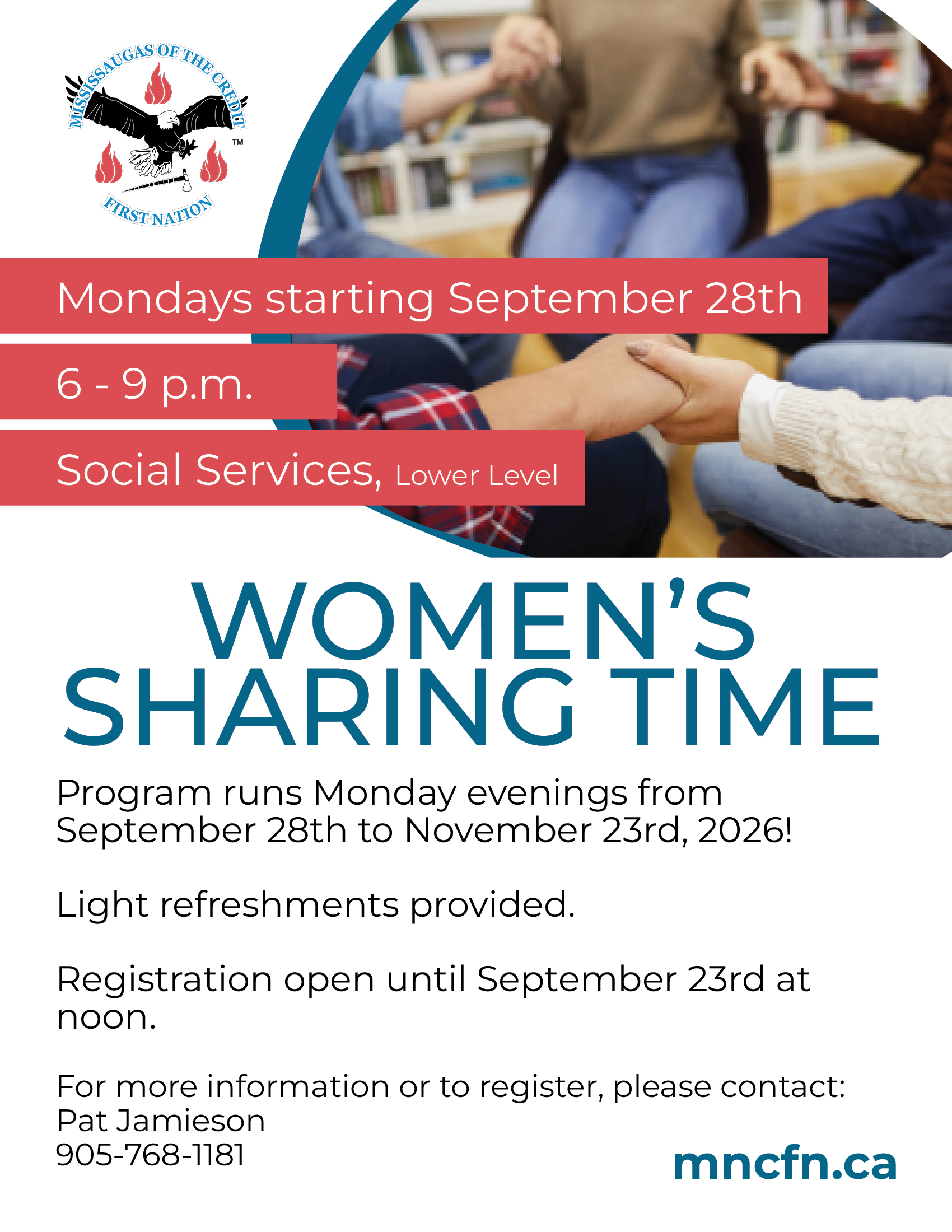 Women’s Sharing Time – Fall 2026 Session Dates!