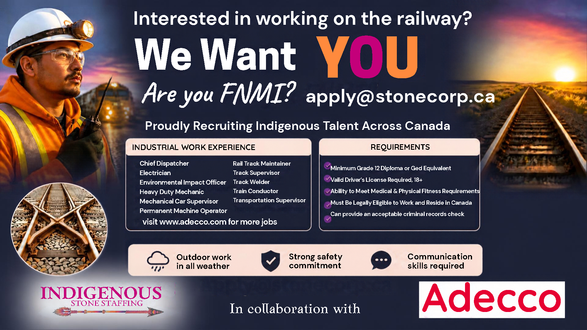 Employment Opportunity: Railway Positions